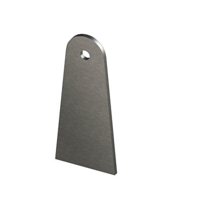 laster cut S235 JR3 steel, 3mm thick; B= 40 mm / L= 90 mm