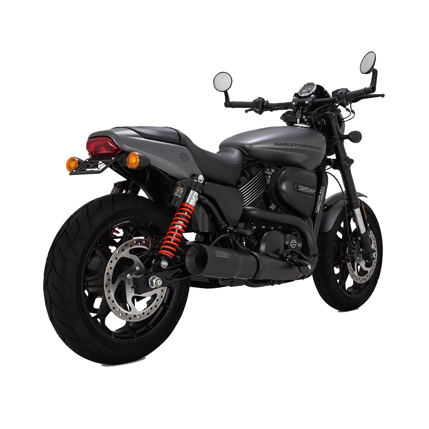 Vance & Hines, Hi-output slip-on muffler, Black, Matte