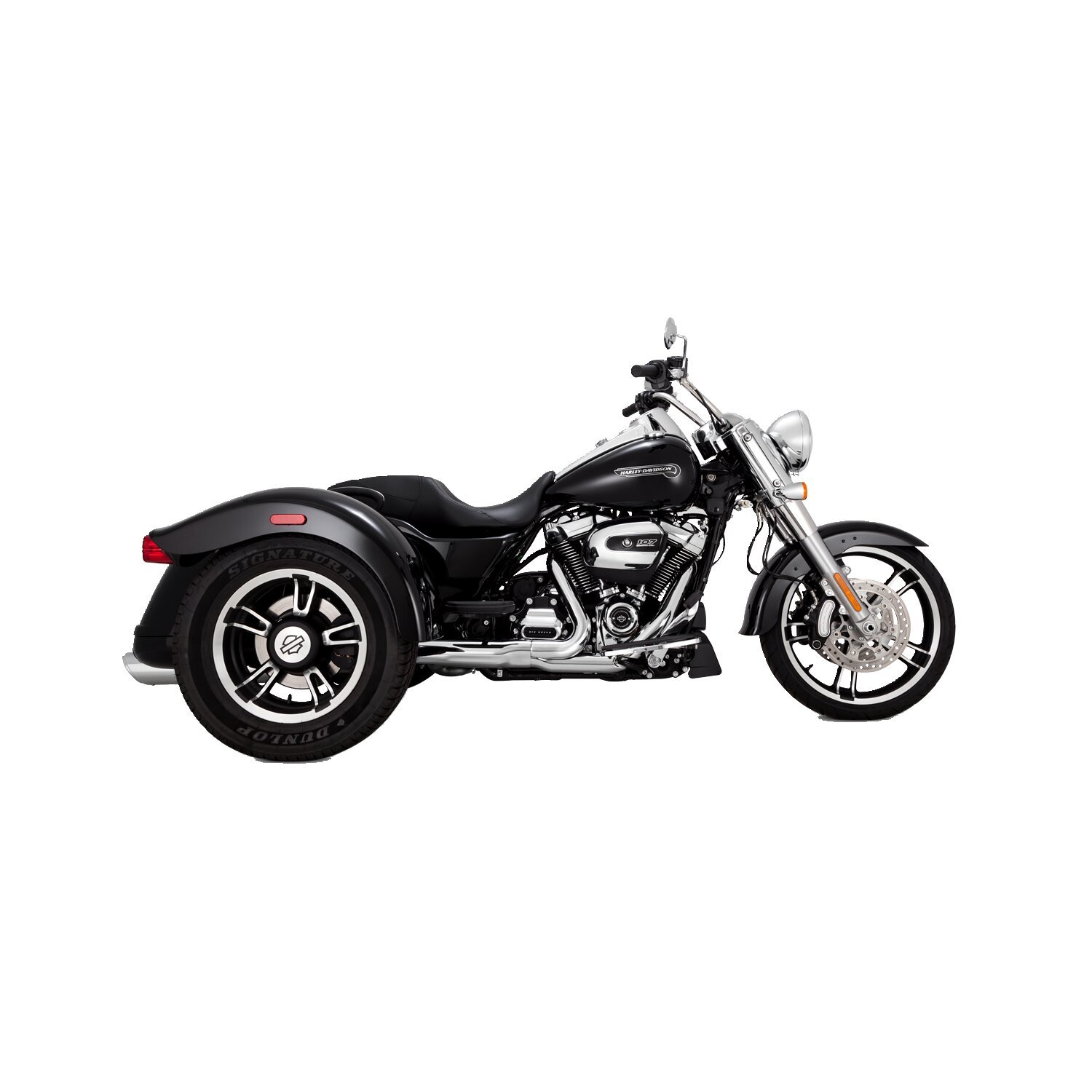 Vance & Hines, 4" Twin Slash Round slip-on mufflers