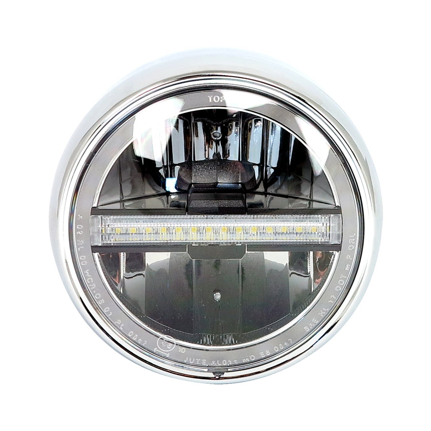 Daytona, Neo Vintage LED headlamp, Chrome