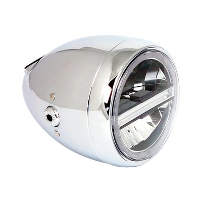 - Hi/Low beam 
- Position light & Daytime running light bar function 
- ECE approved lens 
 Approx. dimensions for reference only: 
- headlamp lens diameter: 146mm 
- Housing diameter: 156mm 
- Housing length: 200mm