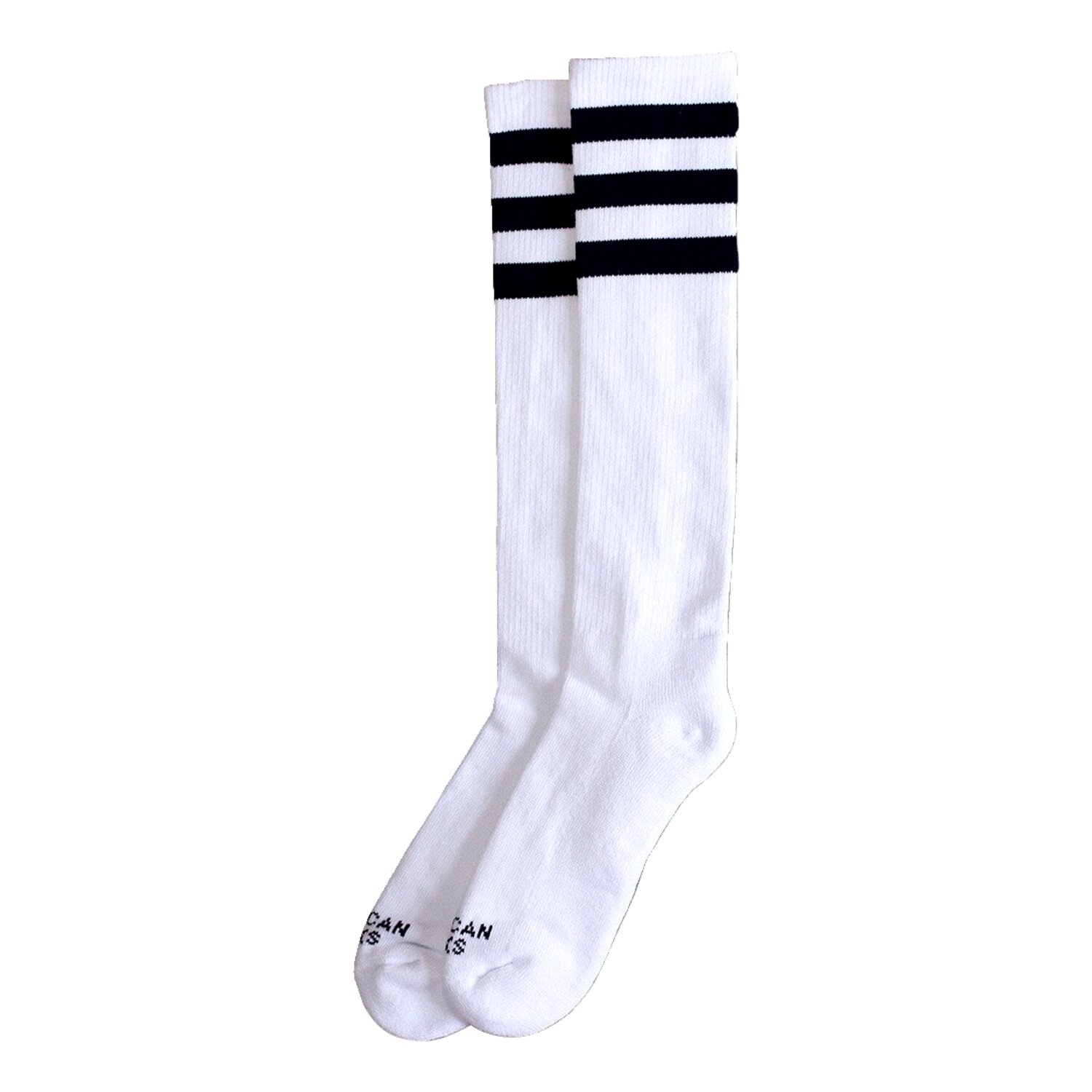 American Socks Old School Knee High socks, White, One size fits most