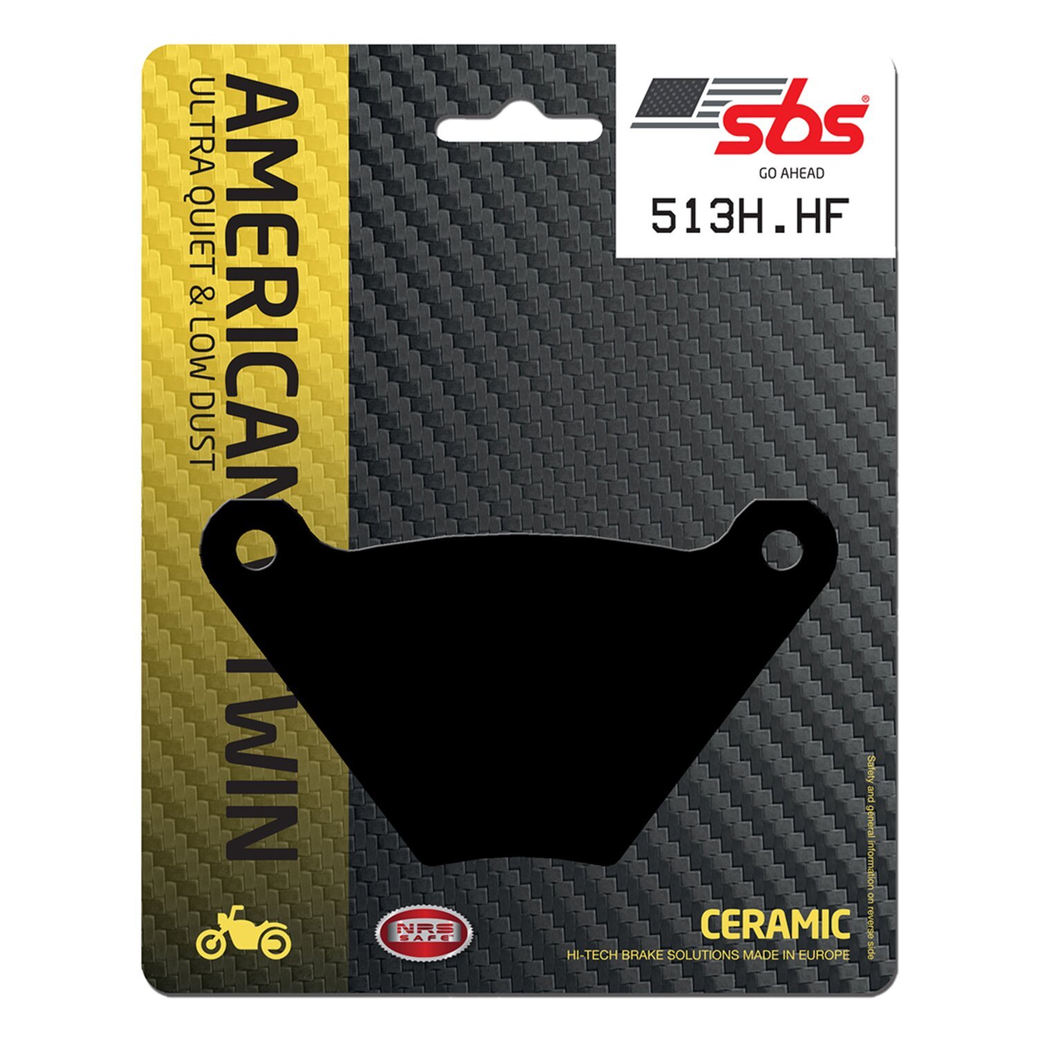 SBS, brake pads. Street Ceramic (organic