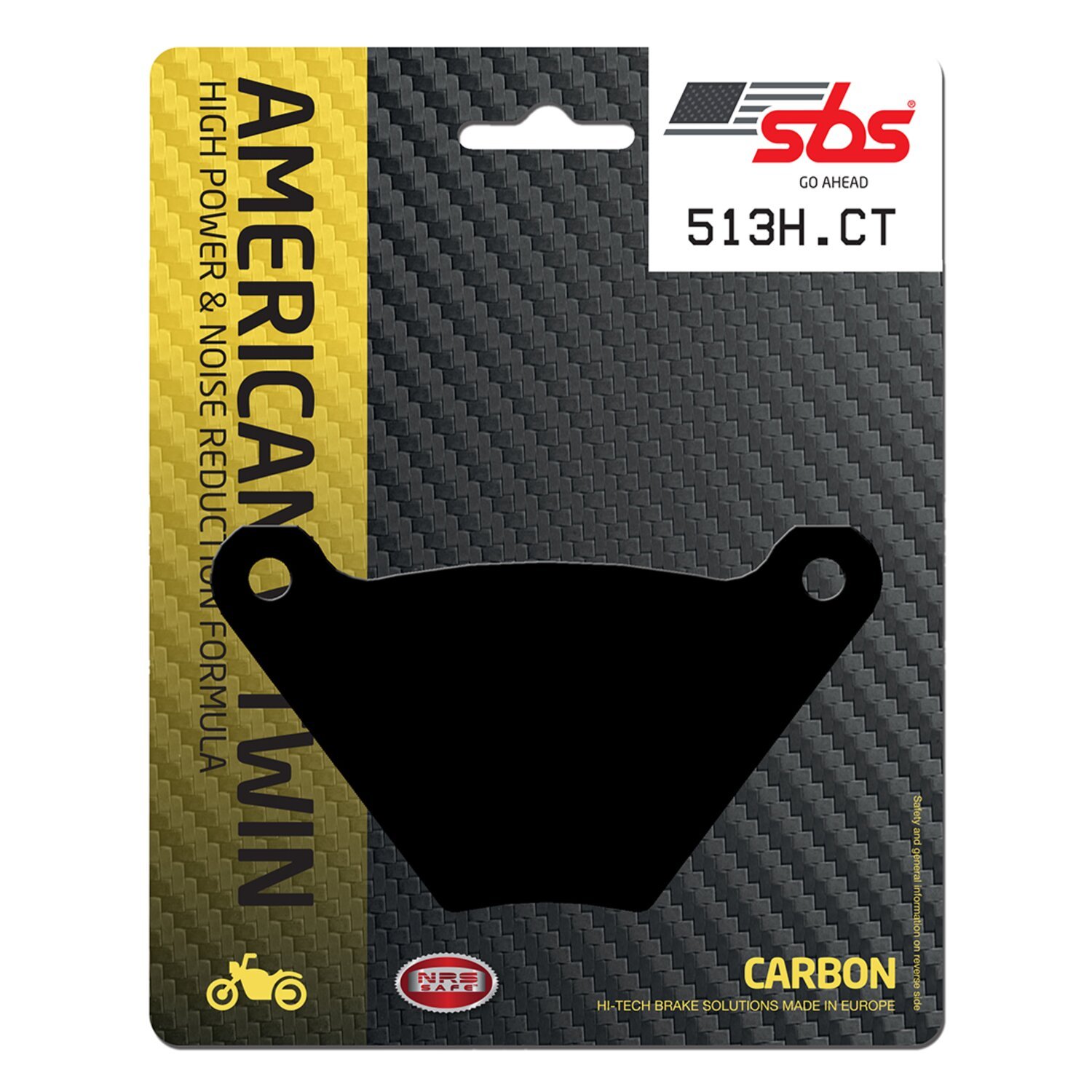 SBS, brake pads. Street Carbon Tech (organic