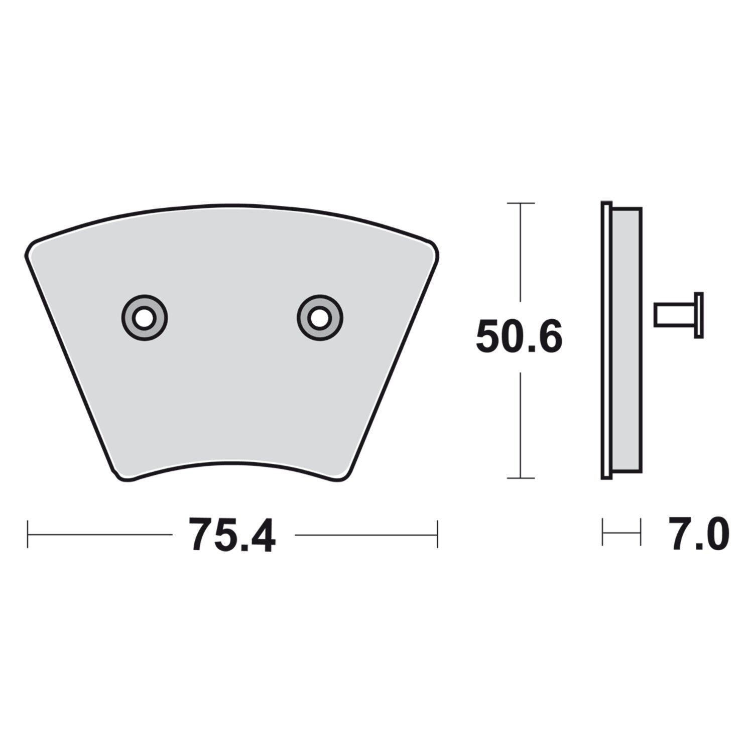SBS, brake pads. Street Carbon Tech (organic