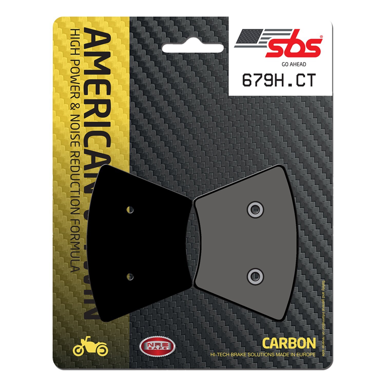 SBS, brake pads. Street Carbon Tech (organic