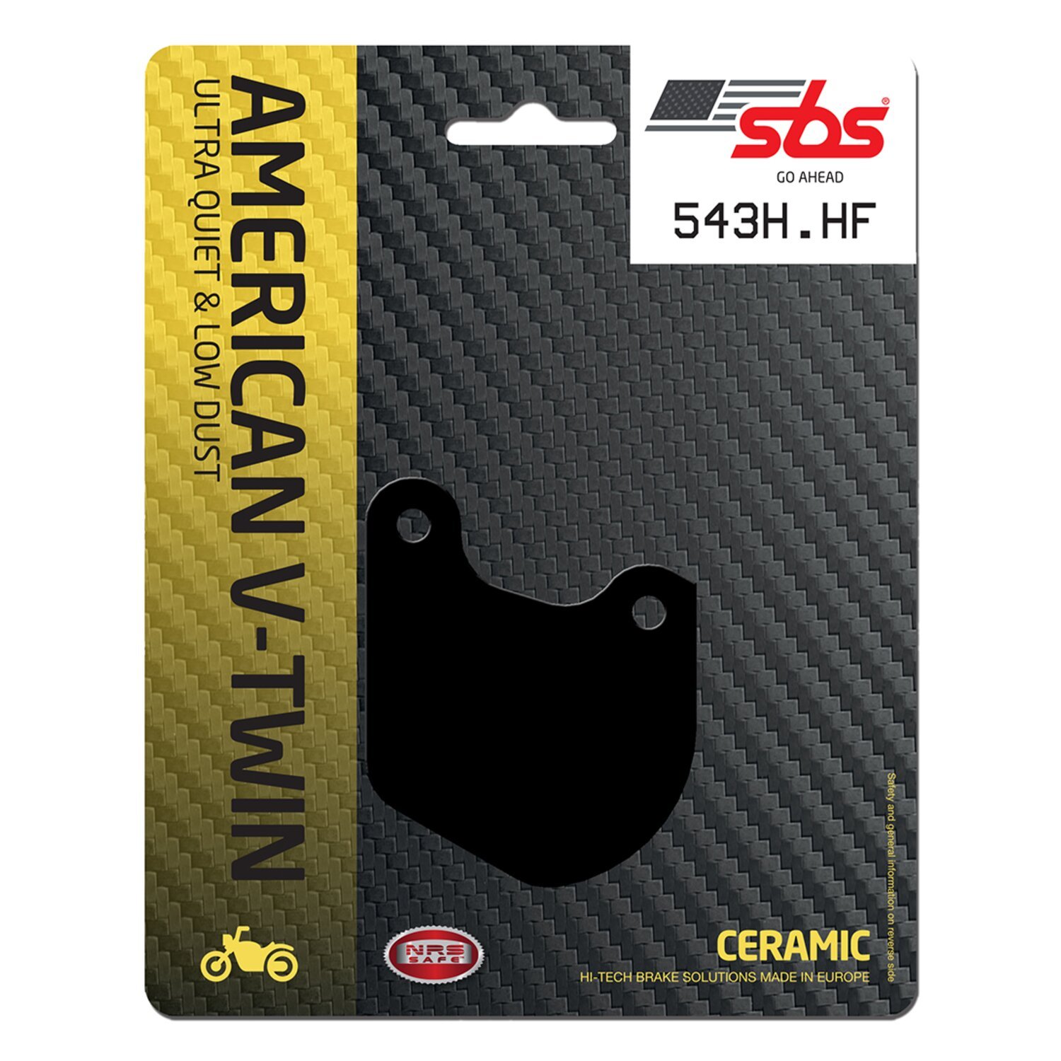 SBS, brake pads. Street Ceramic (organic