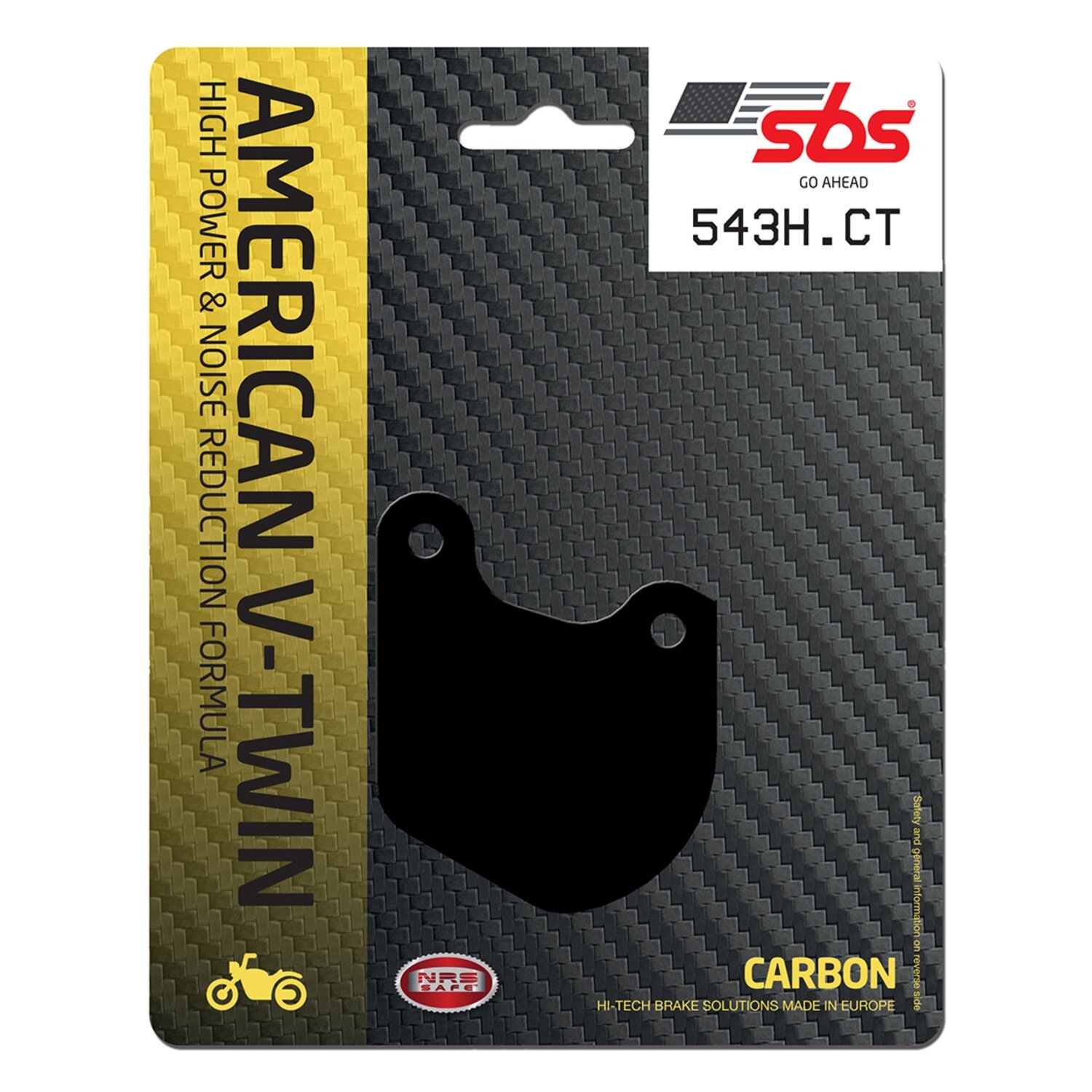 SBS, brake pads. Street Carbon Tech (organic