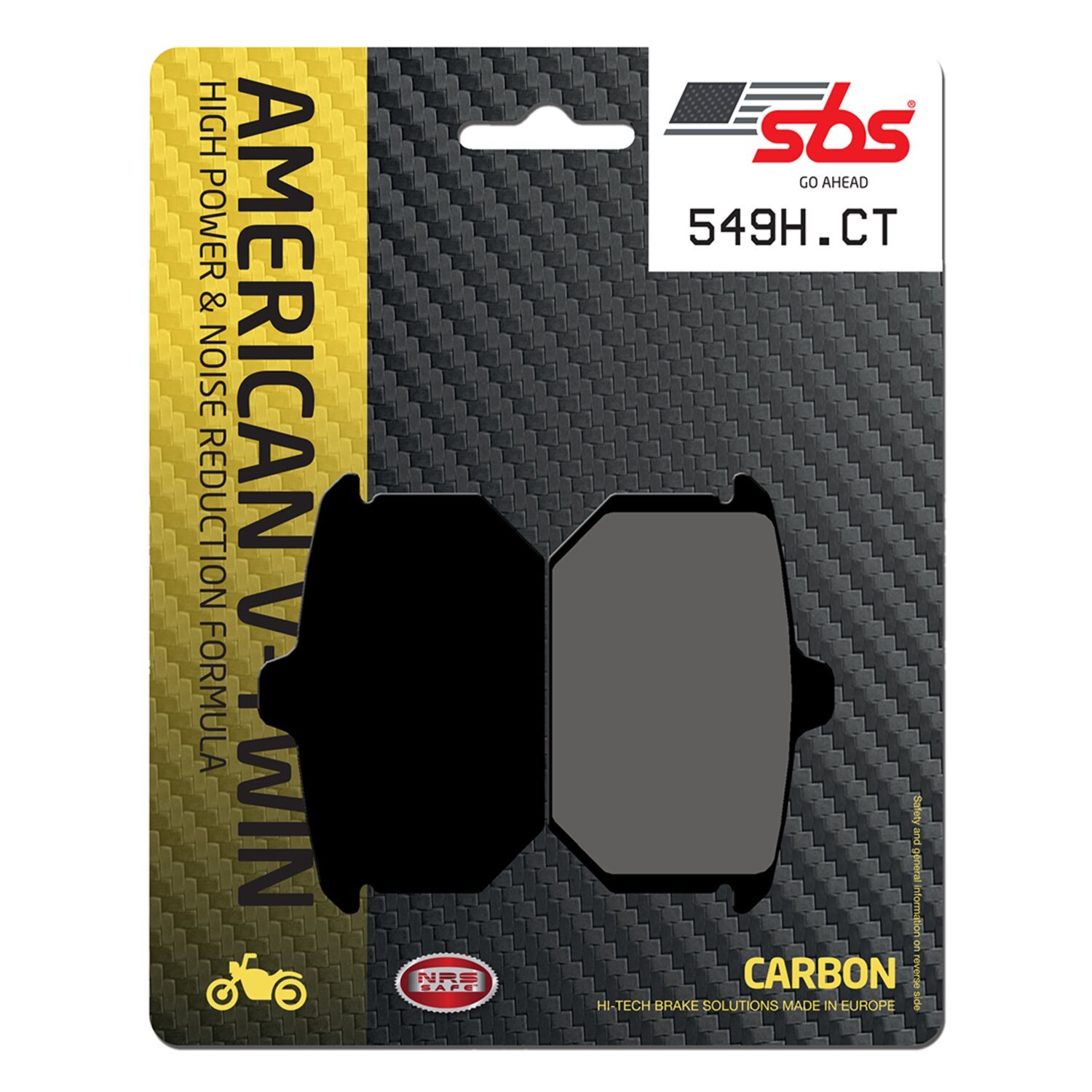 SBS brake pads street carbon tech