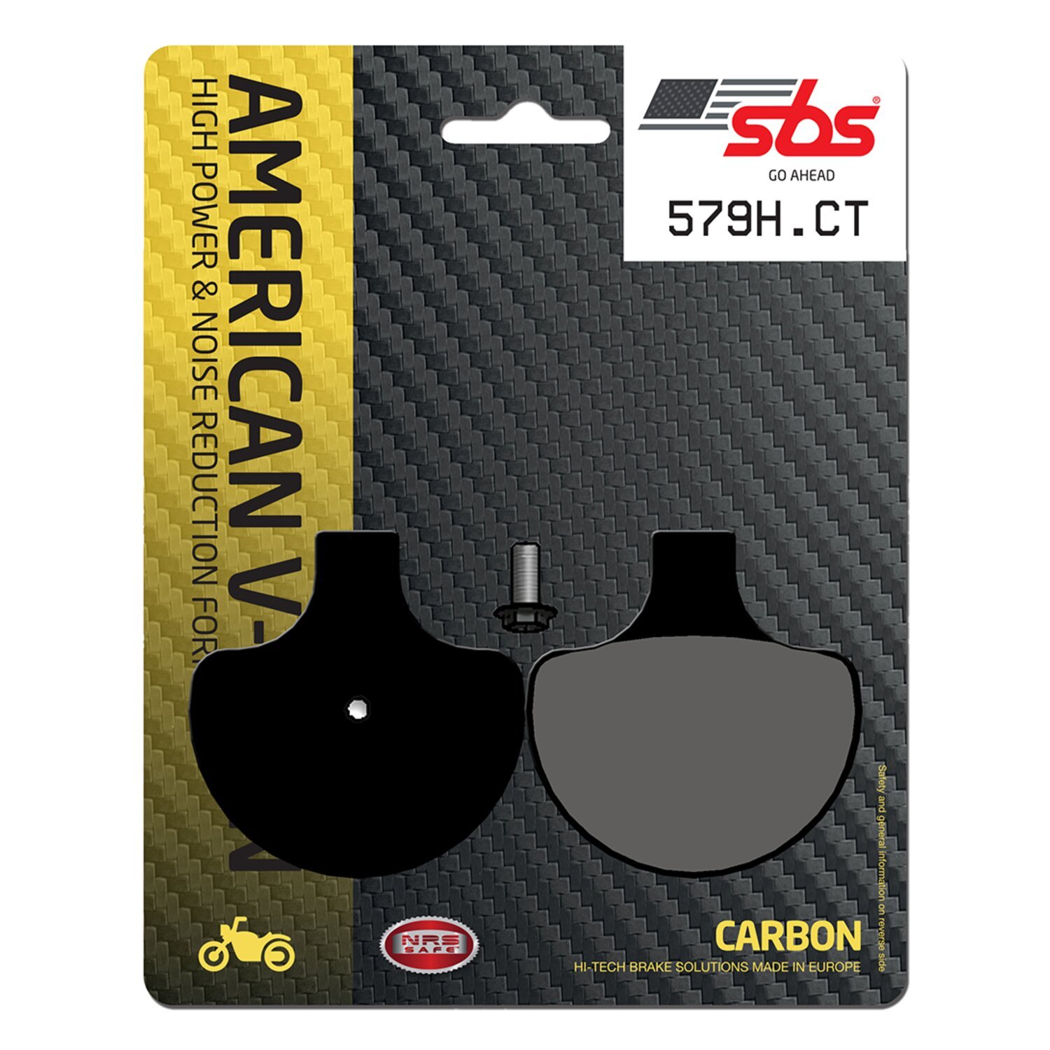 SBS, brake pads. Street Carbon Tech (organic