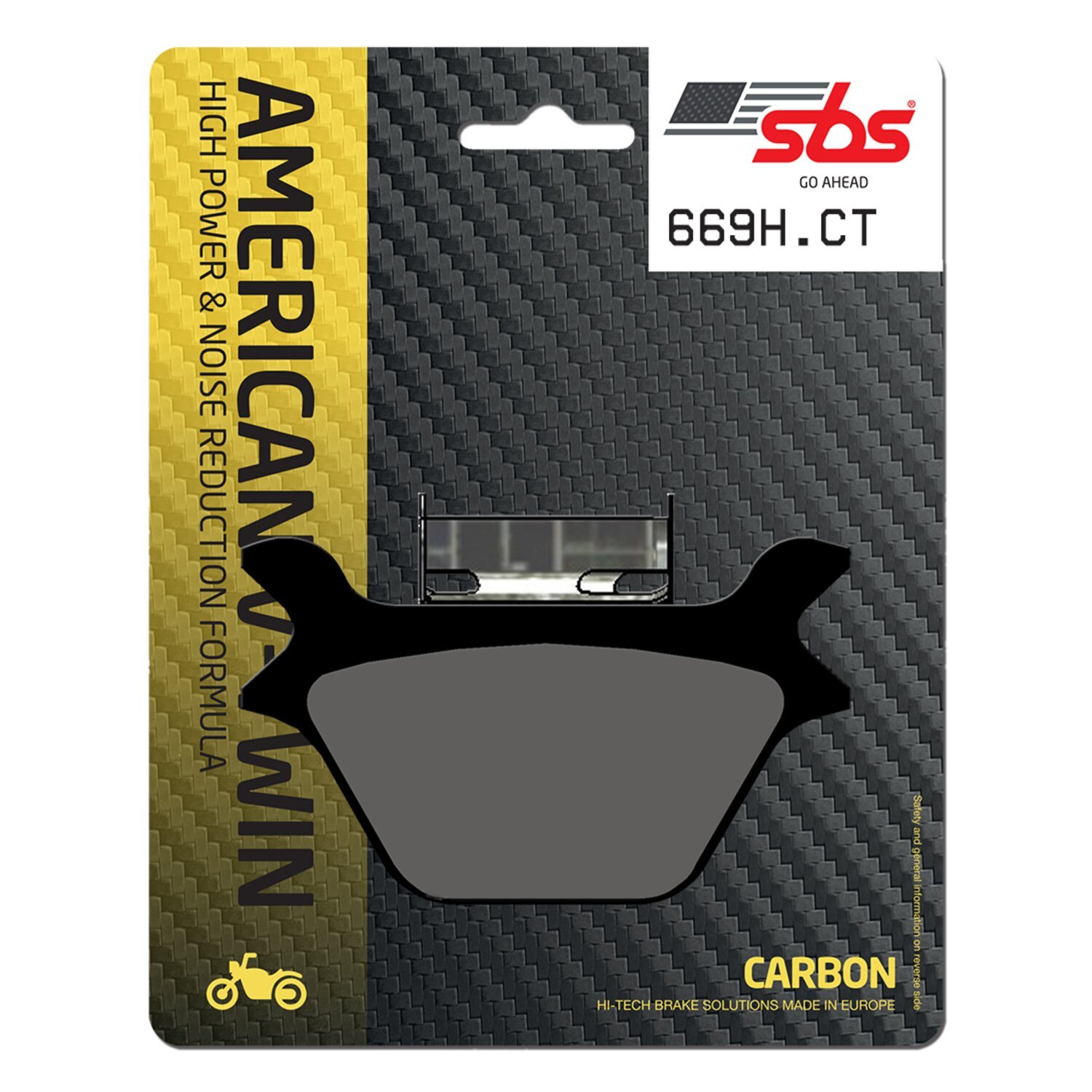 SBS brake pads street carbon tech