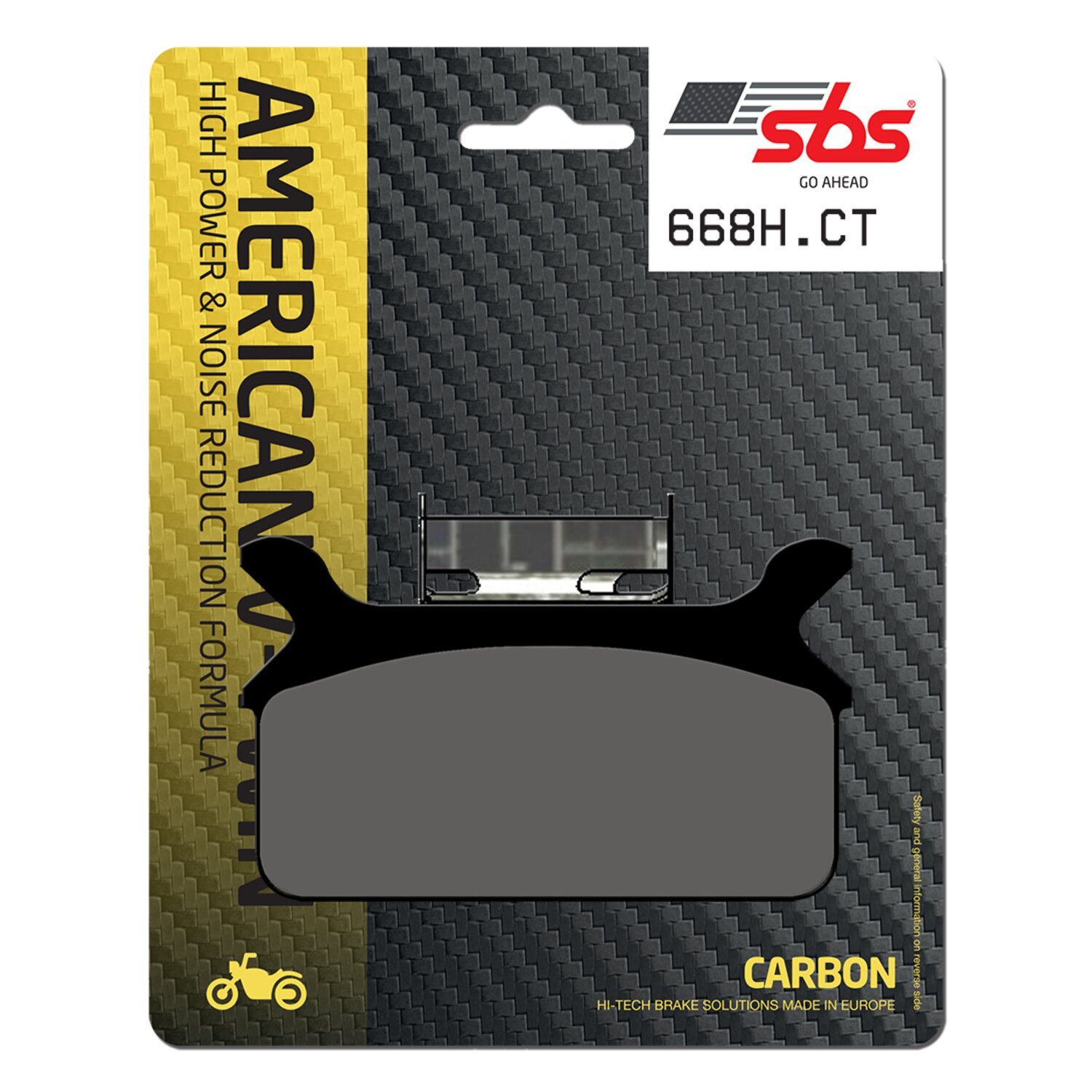SBS brake pads street carbon tech