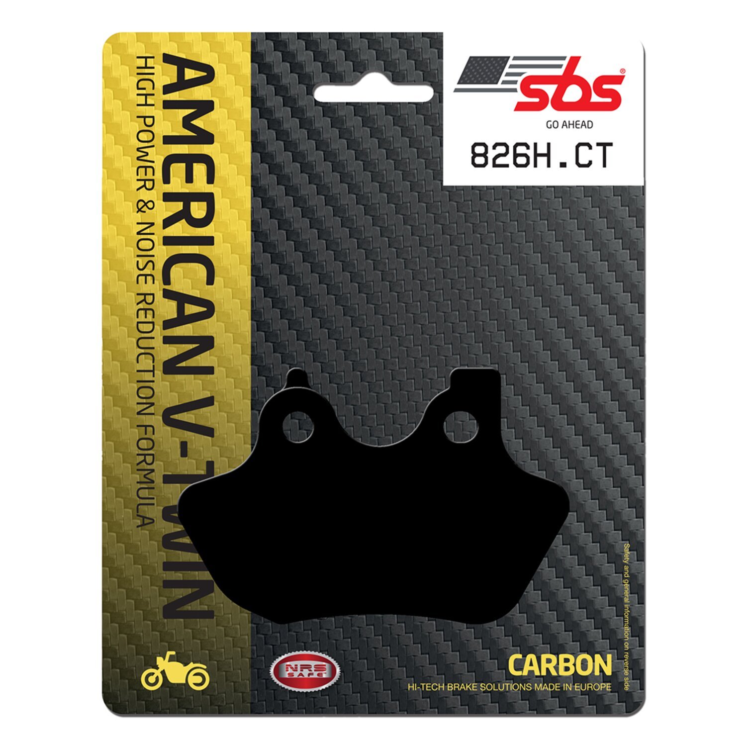 SBS, brake pads. Street Carbon Tech (organic