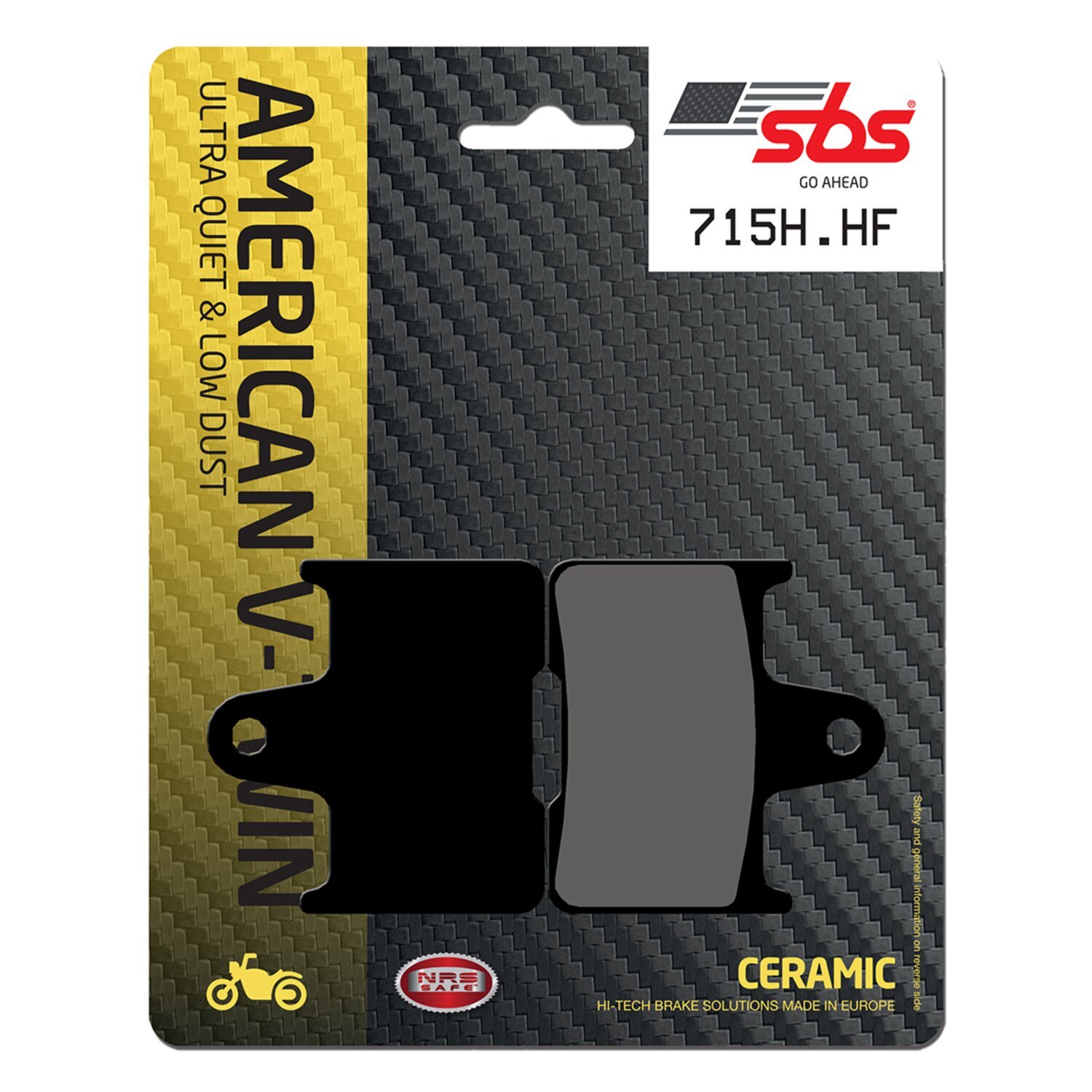 SBS, brake pads. Street Ceramic (organic