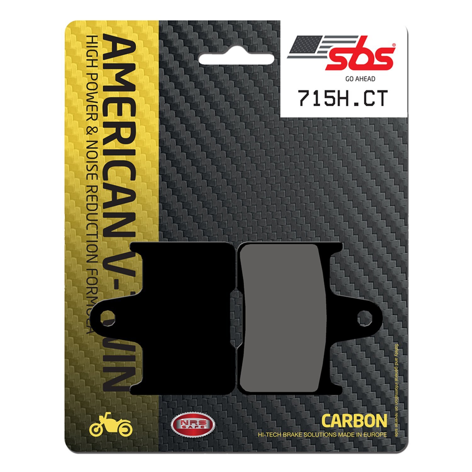 SBS, brake pads. Street Carbon Tech (organic