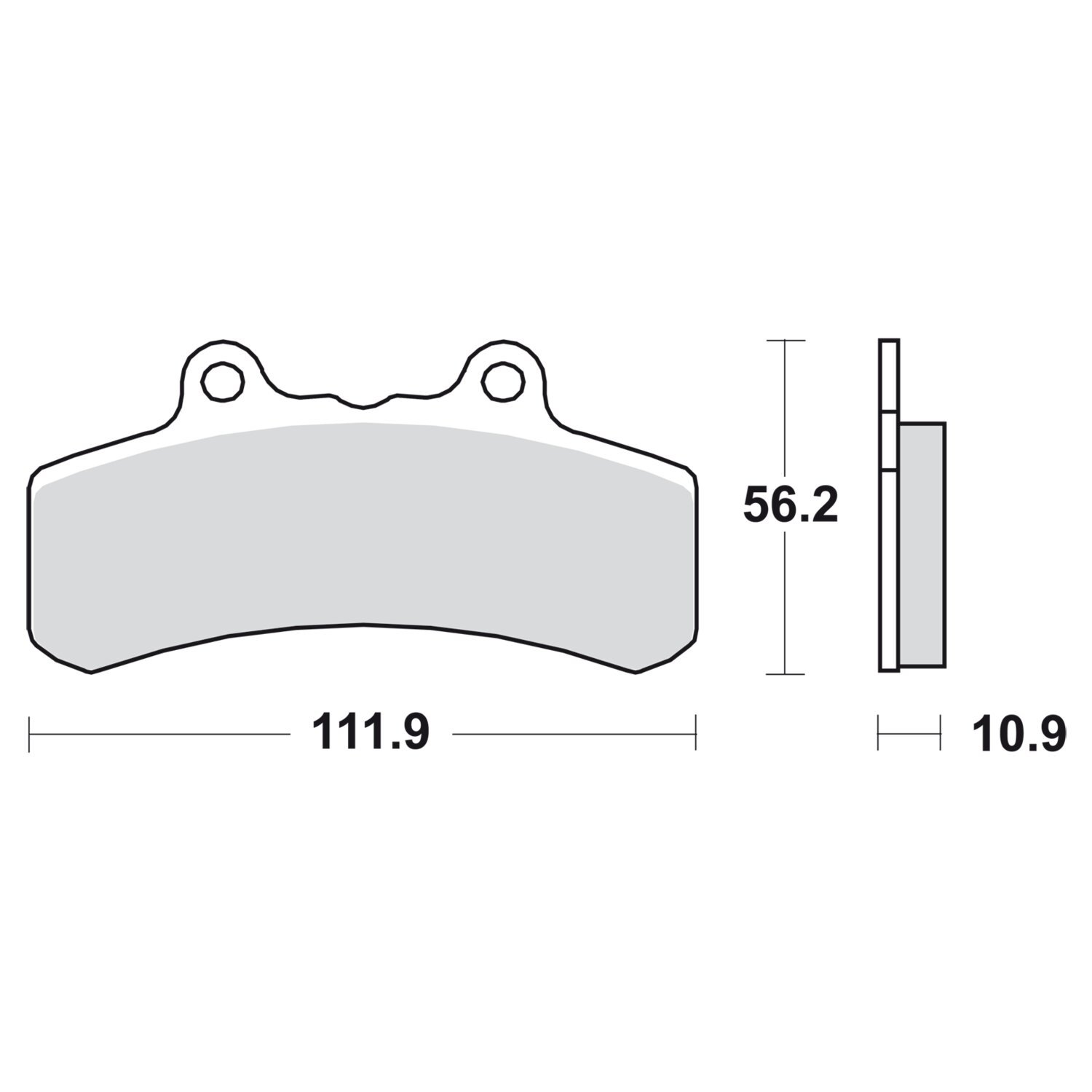 SBS brake pads street carbon tech