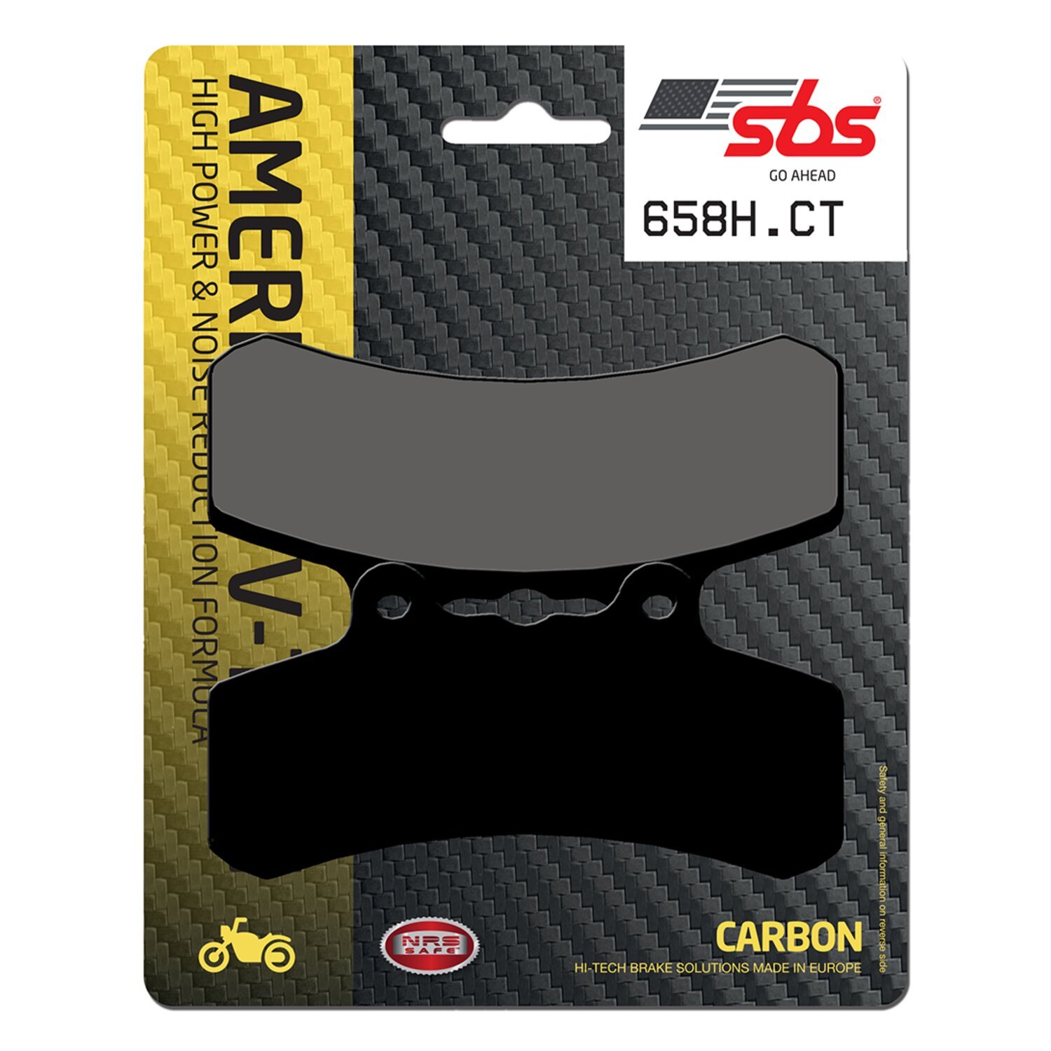 SBS brake pads street carbon tech