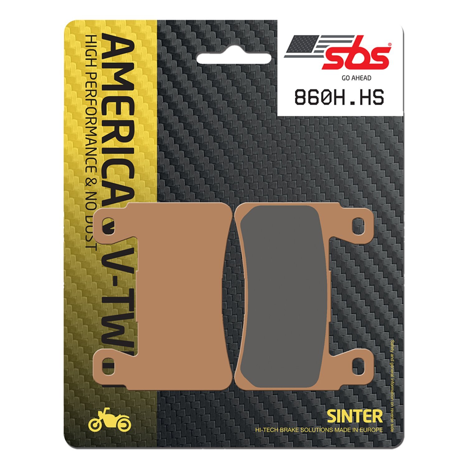 SBS, brake pad set. Street Excel Sinter
