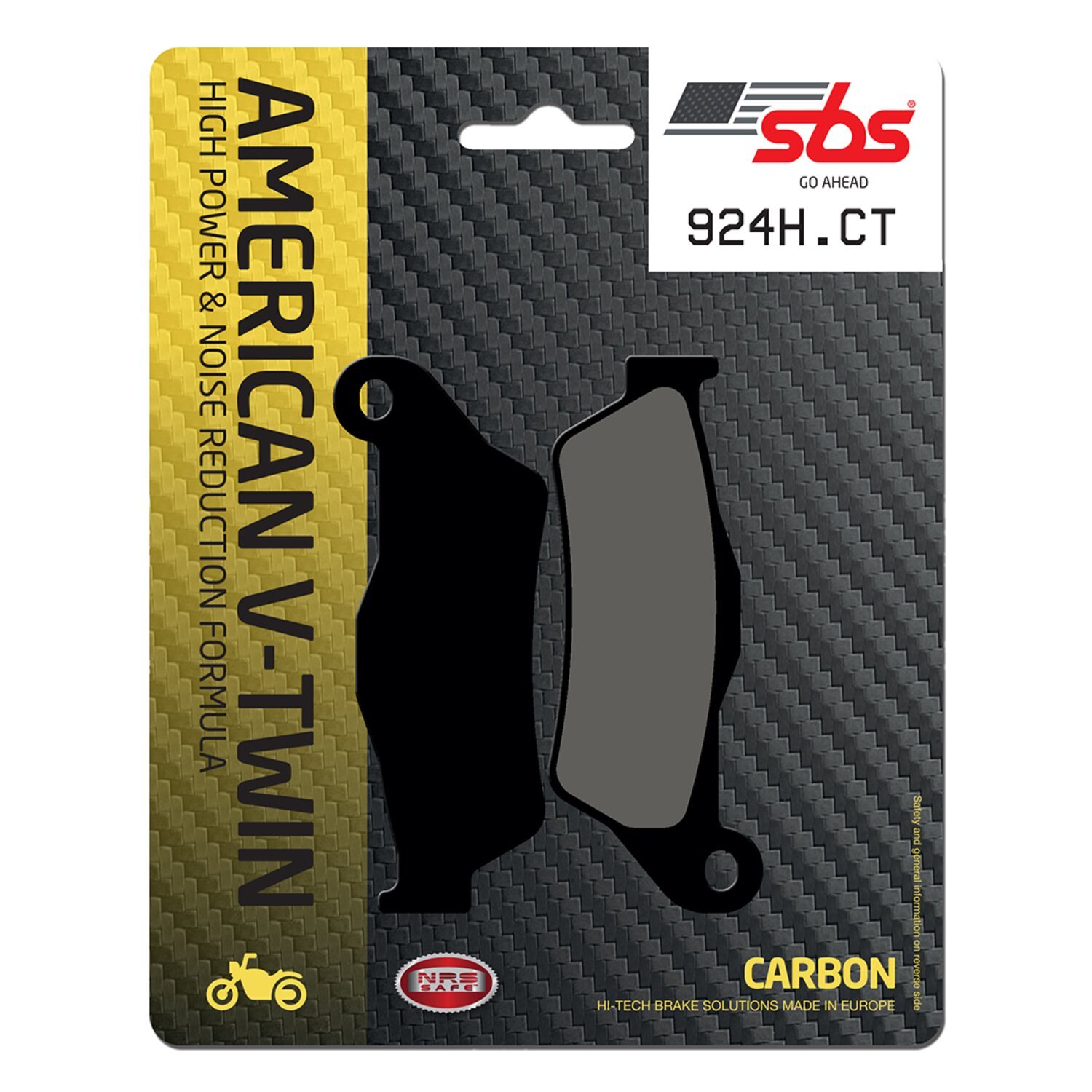 SBS, brake pads. Street Carbon Tech (organic