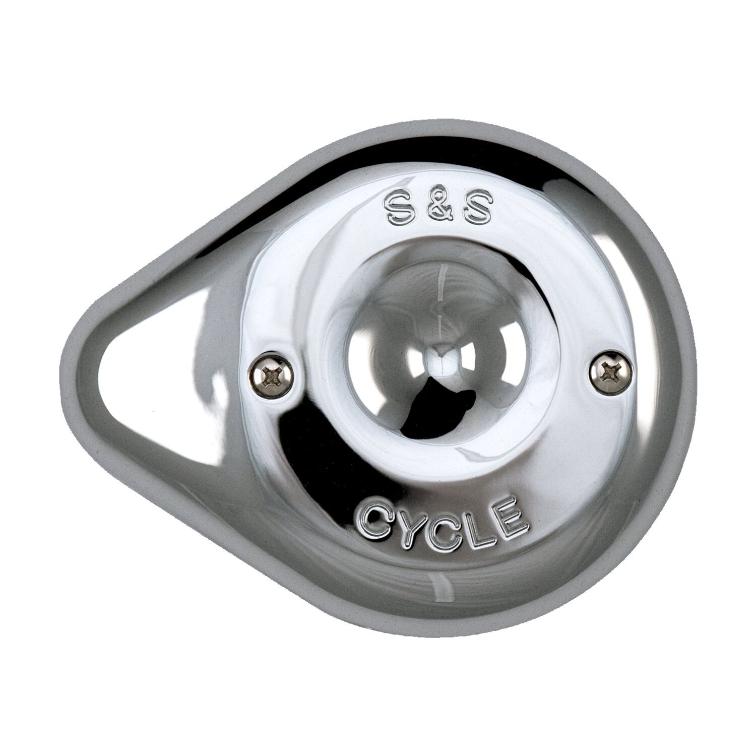 S&S Mini Teardrop Stealth air cleaner cover, Chrome