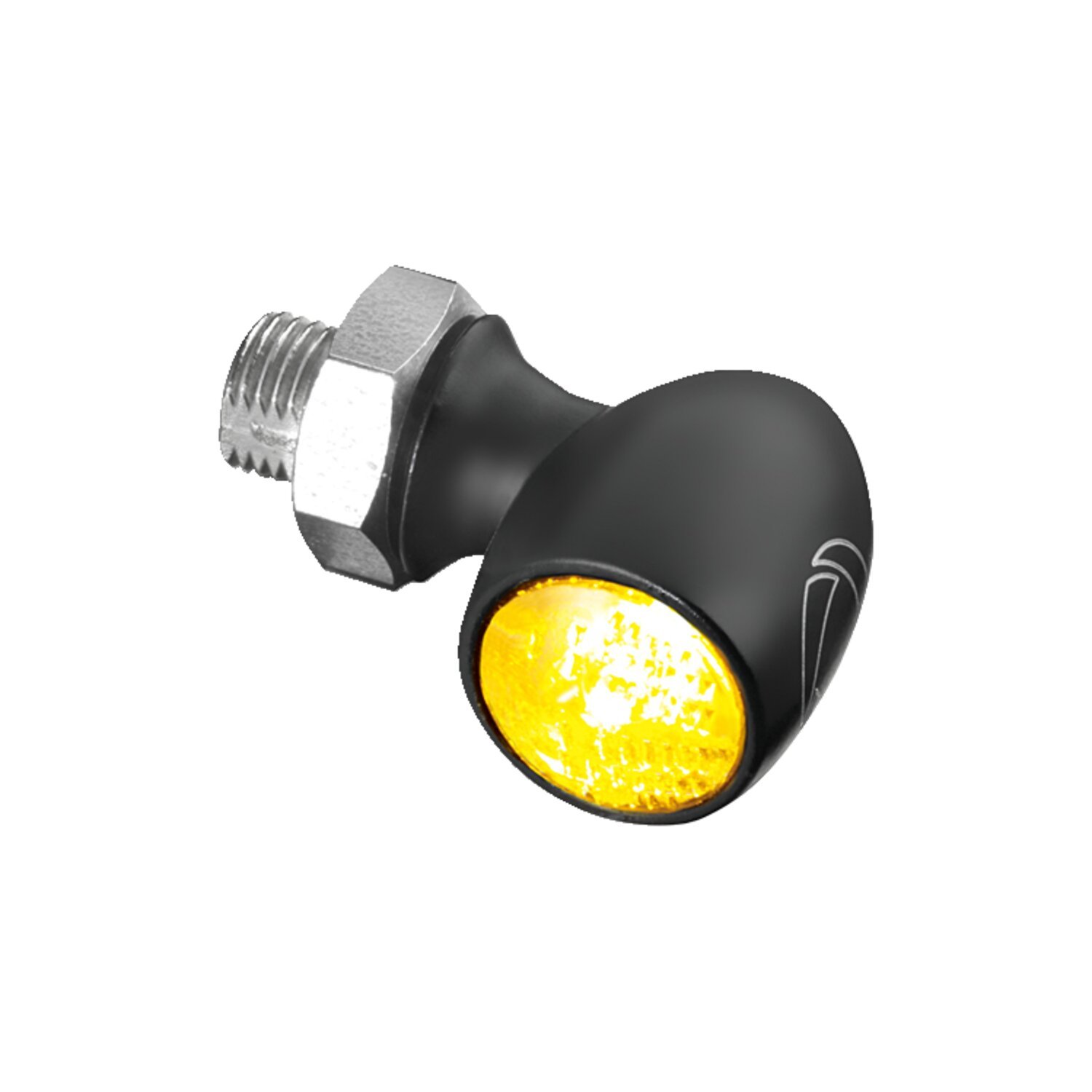 Kellermann, bullet Atto dark LED turn signal, Black