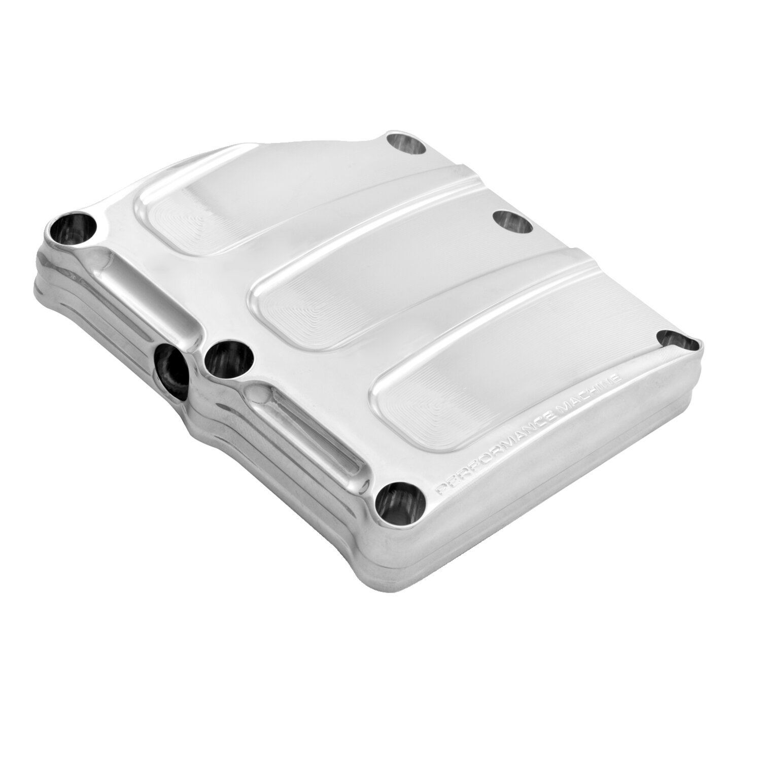 PM, Scallop transmission top cover, Silver, Chrome
