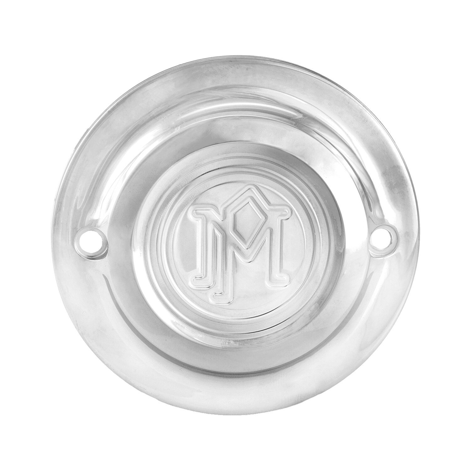 PM, Scallop point covers, Silver, Chrome