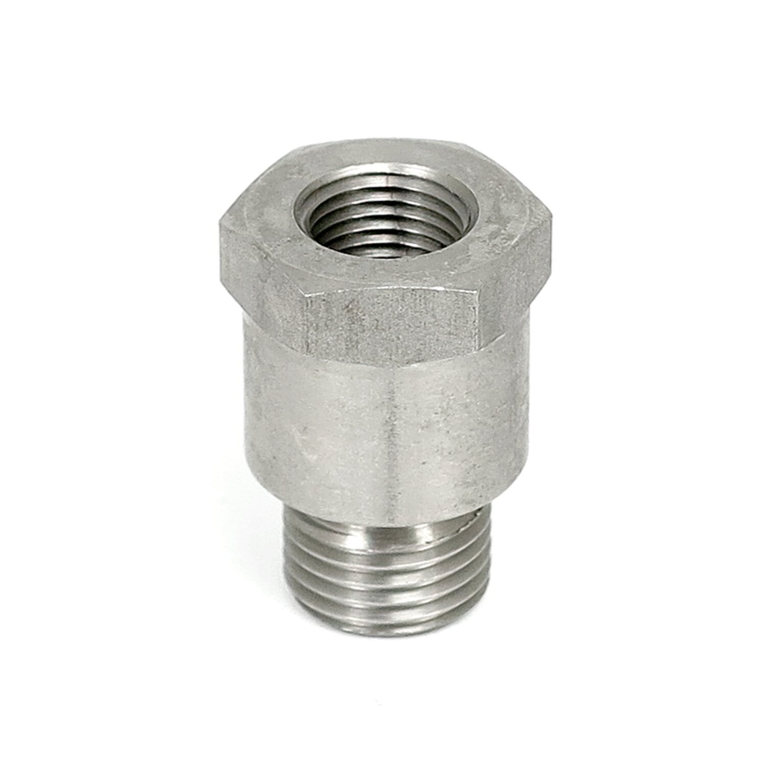 Streethogs, 1/2-20 oil gauge fitting to crankcase. Stainless, Raw