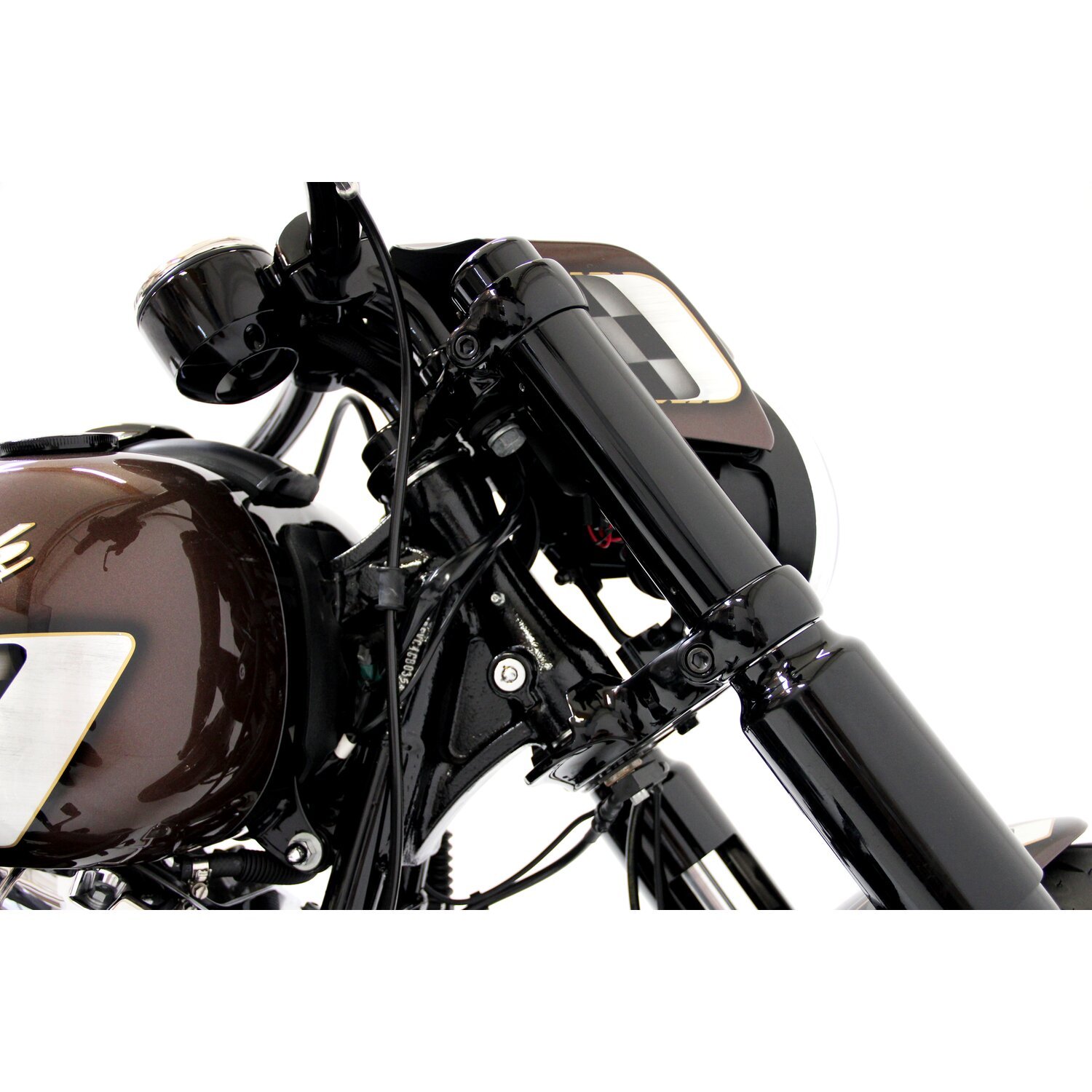 Cult-Werk, triple tree bolts, Black, Gloss