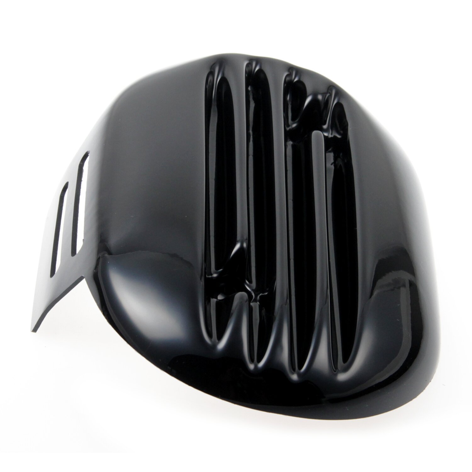 Cult-Werk, air cleaner cover, racing Black, Black, Gloss