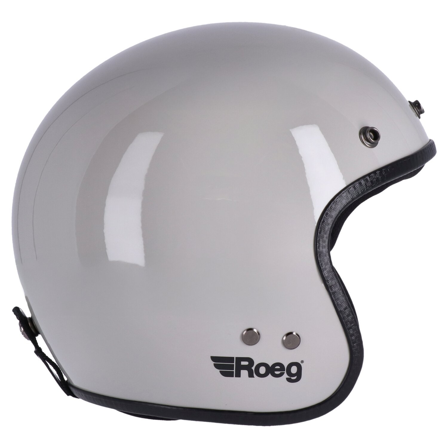 L — Roeg JETT helmet fog white, Gloss, L