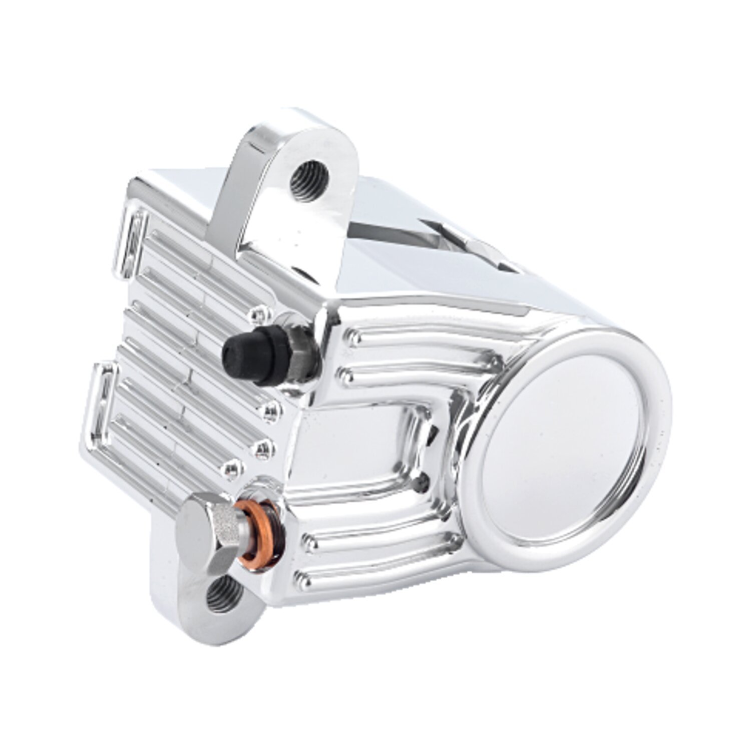 K-Tech, chopper sprocket caliper, Polished