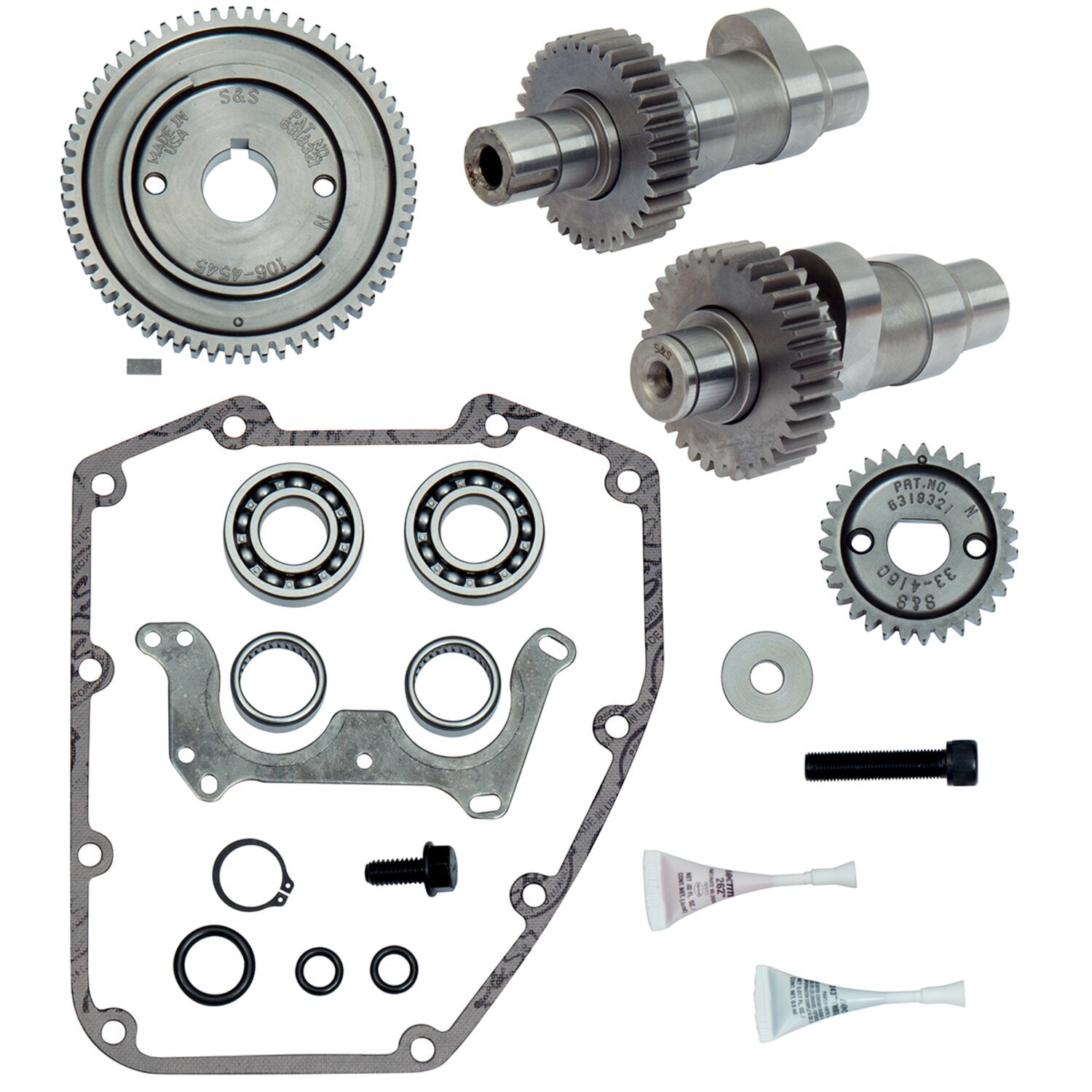 S&S, gear drive 551G camshaft kit (IOG