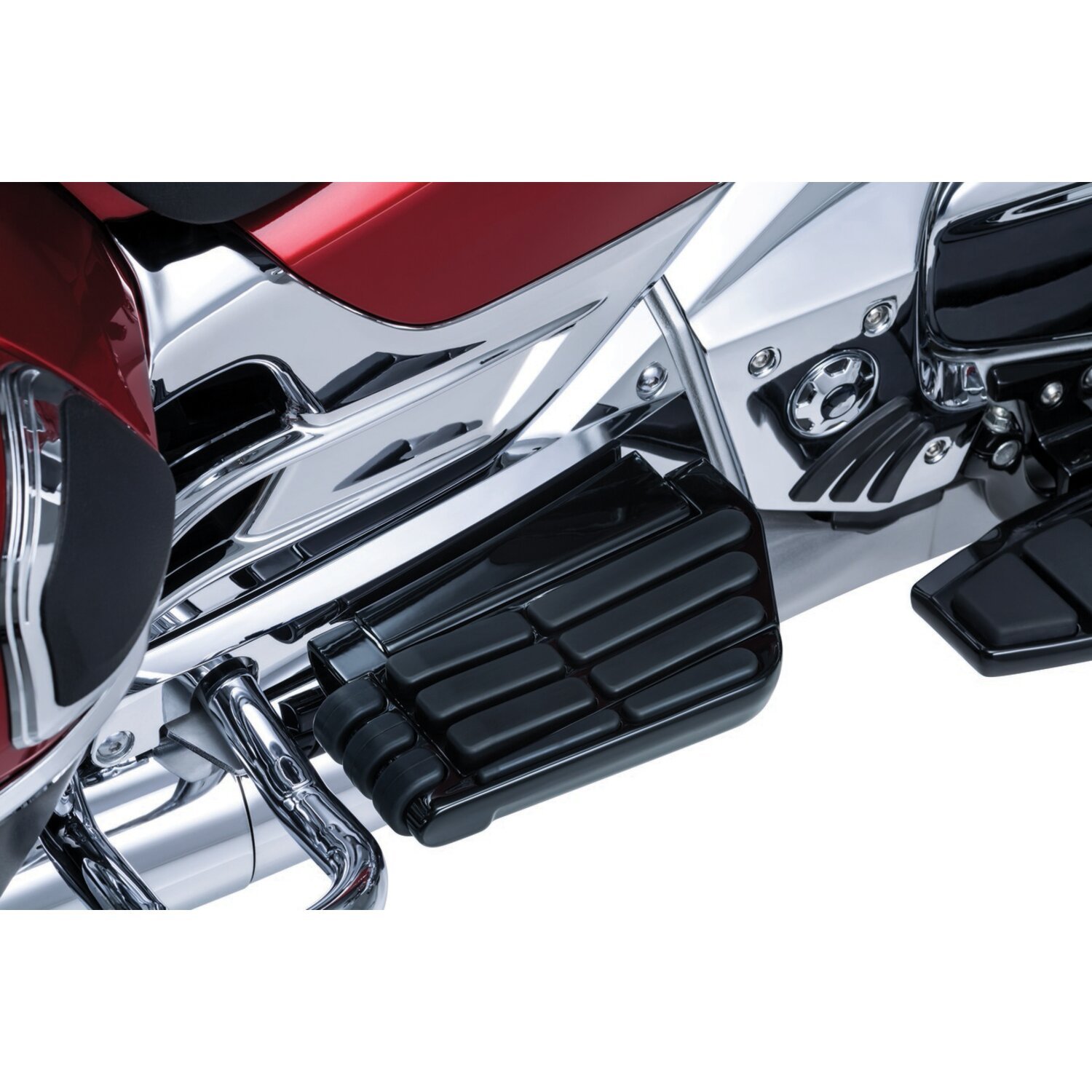 Kuryakyn, Transformer passenger floorboards, Black, Gloss