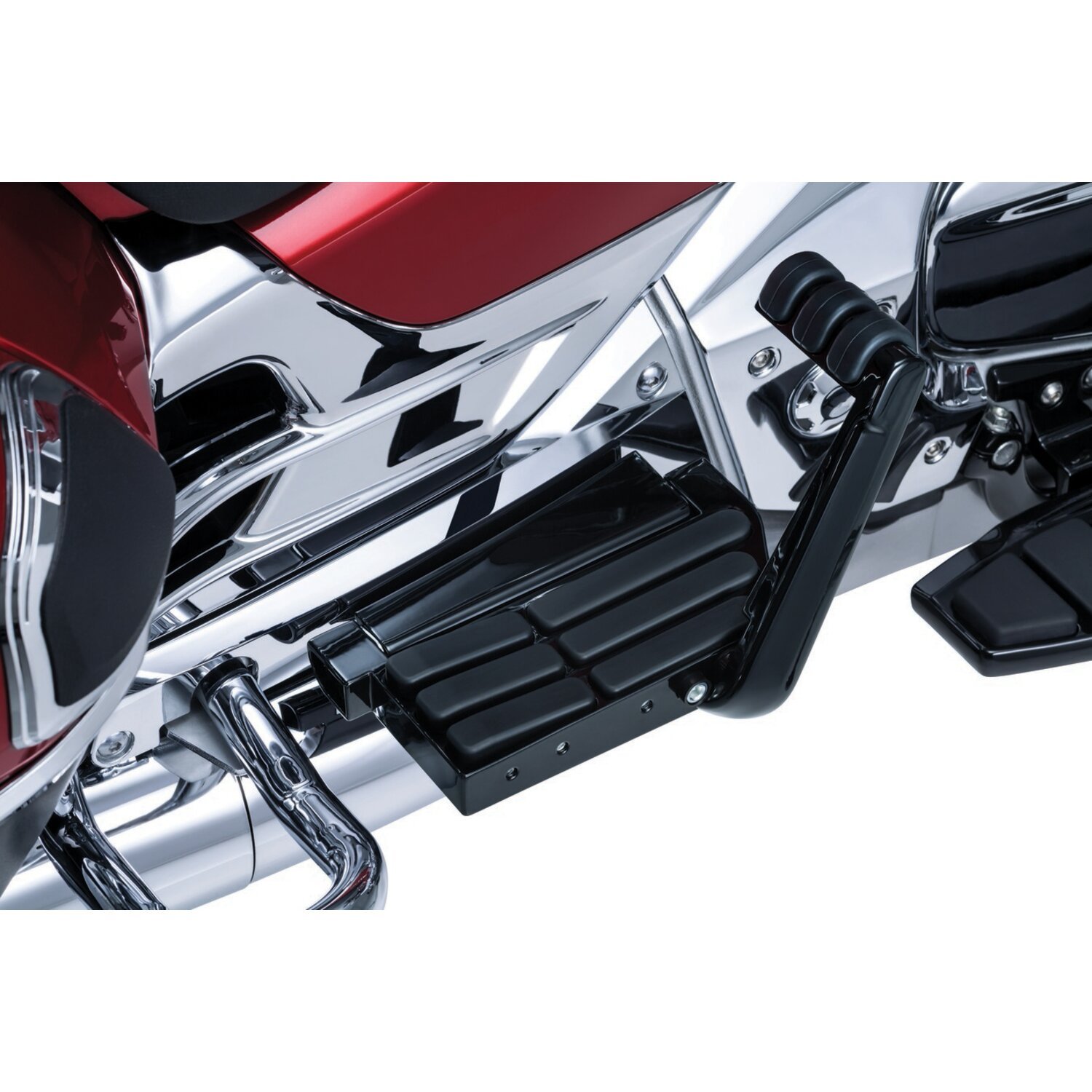 Kuryakyn, Transformer passenger floorboards, Black, Gloss