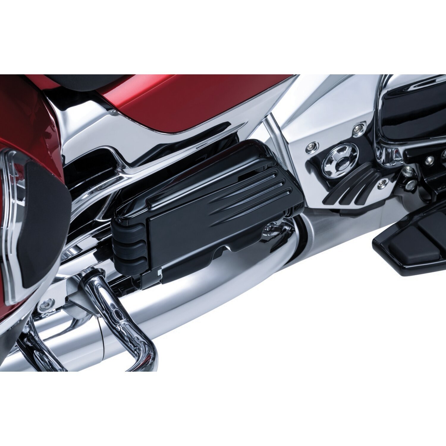 Kuryakyn, Transformer passenger floorboards, Black, Gloss