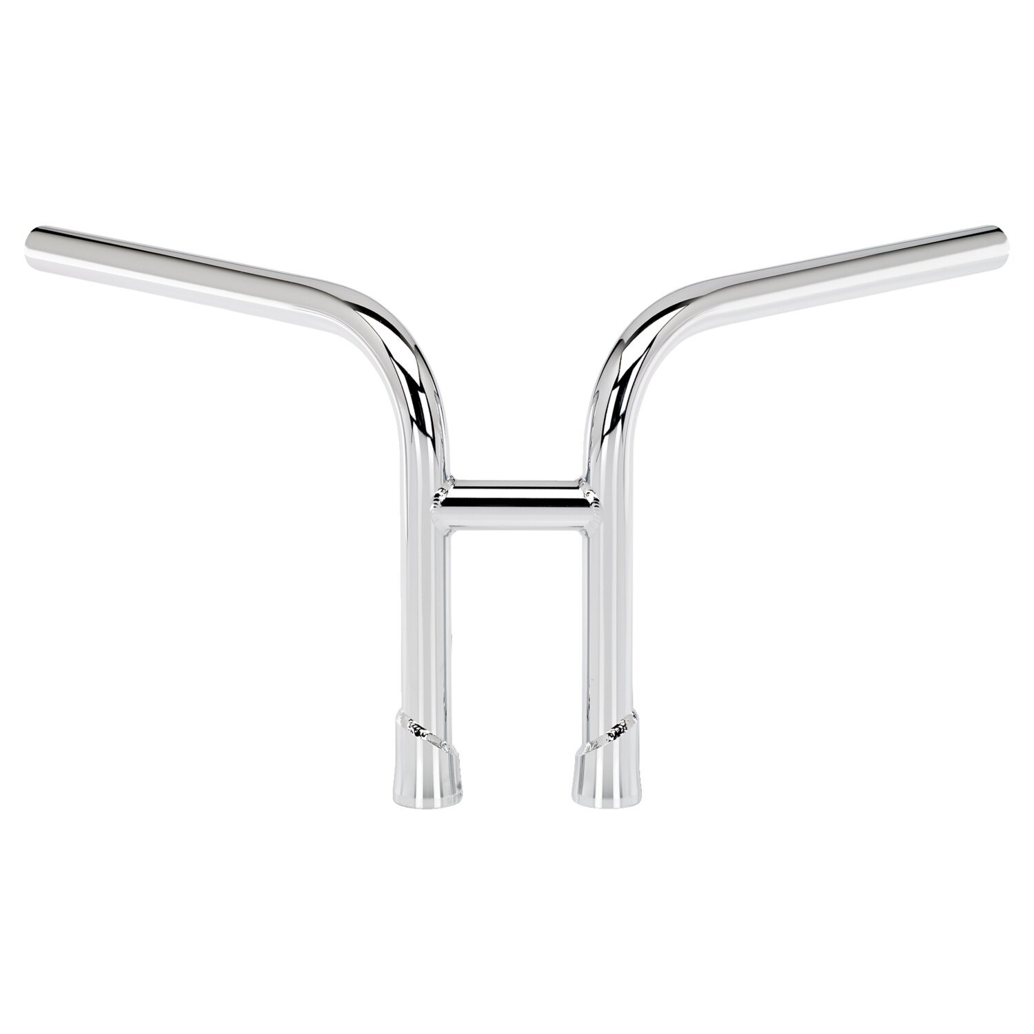 Biltwell 1" Re-bar handlebar, Silver, Chrome