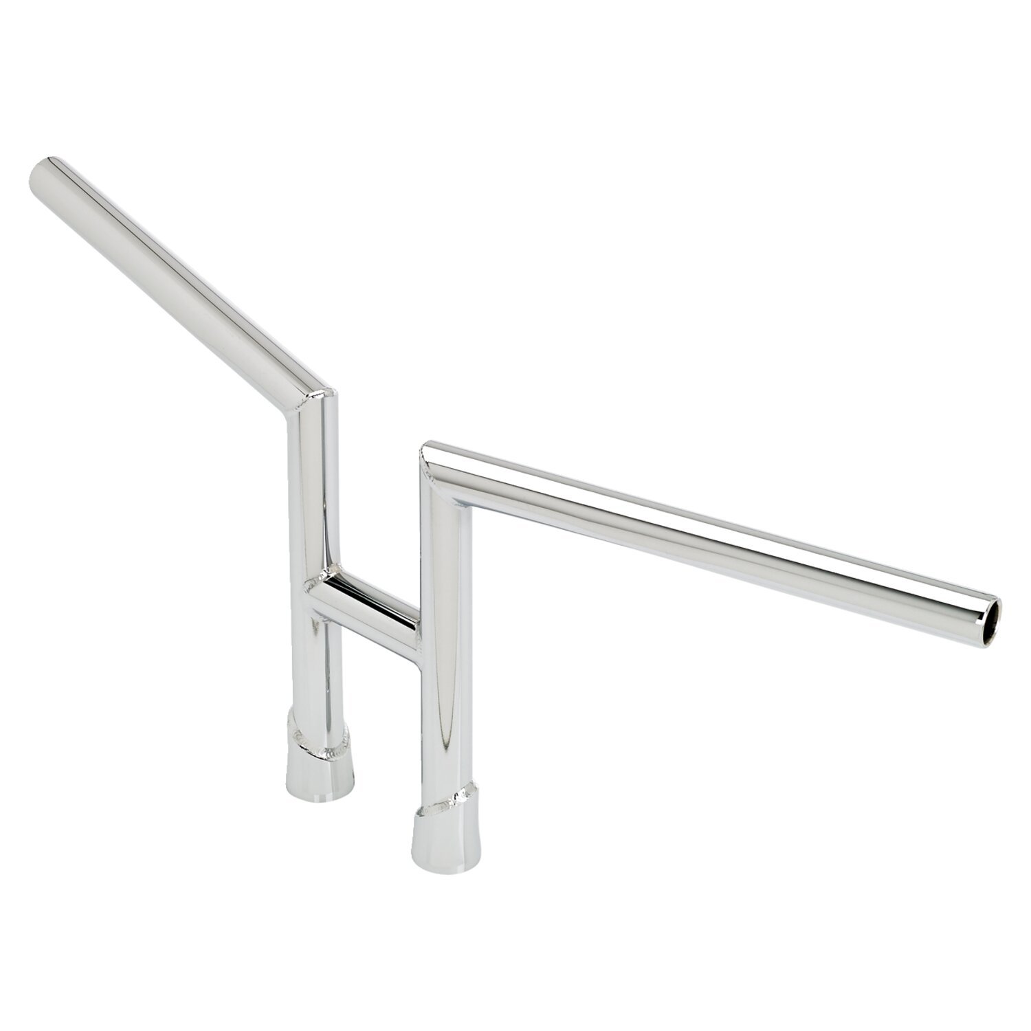 Biltwell H-2 bar handlebar, Silver, Chrome