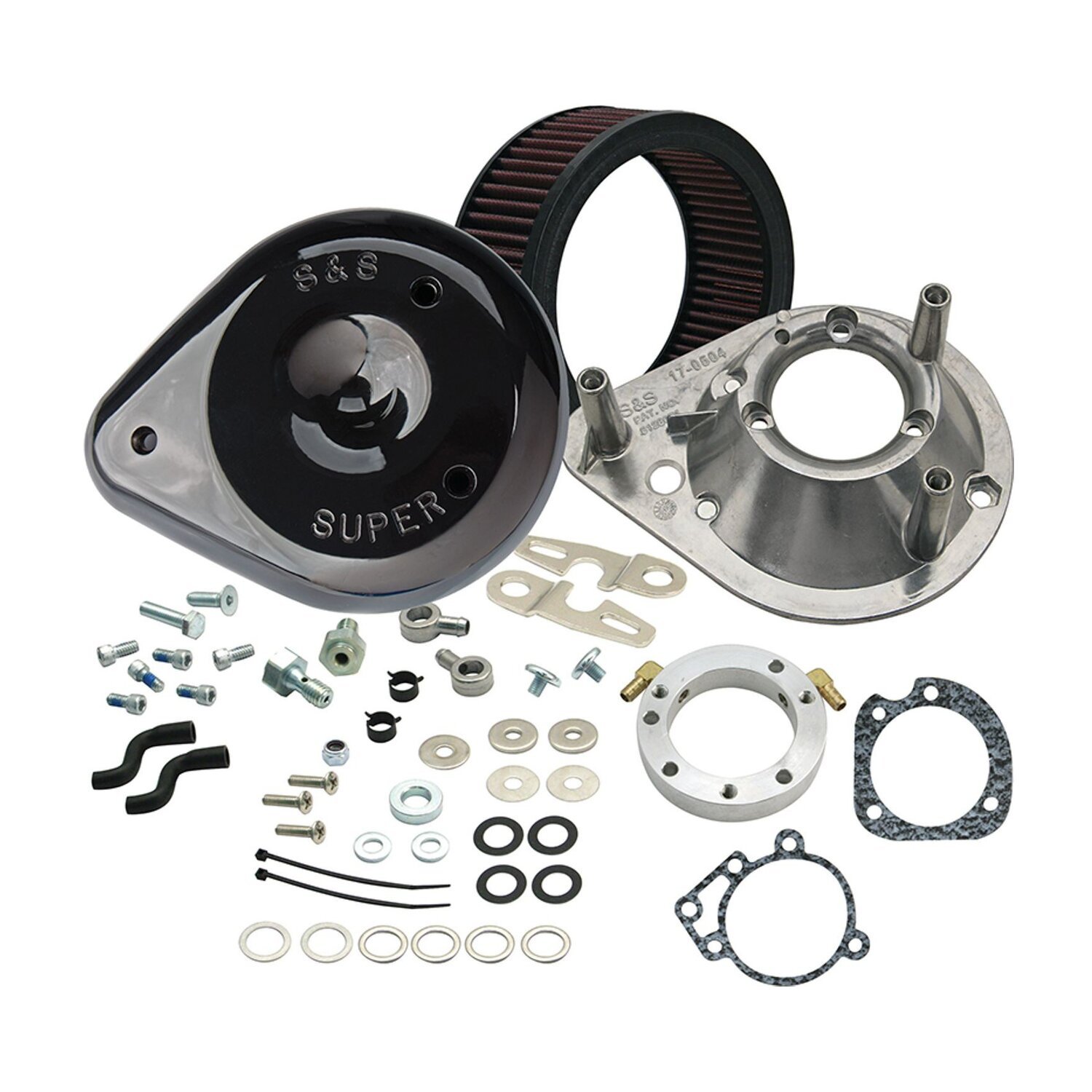 S&S, teardrop air cleaner assembly