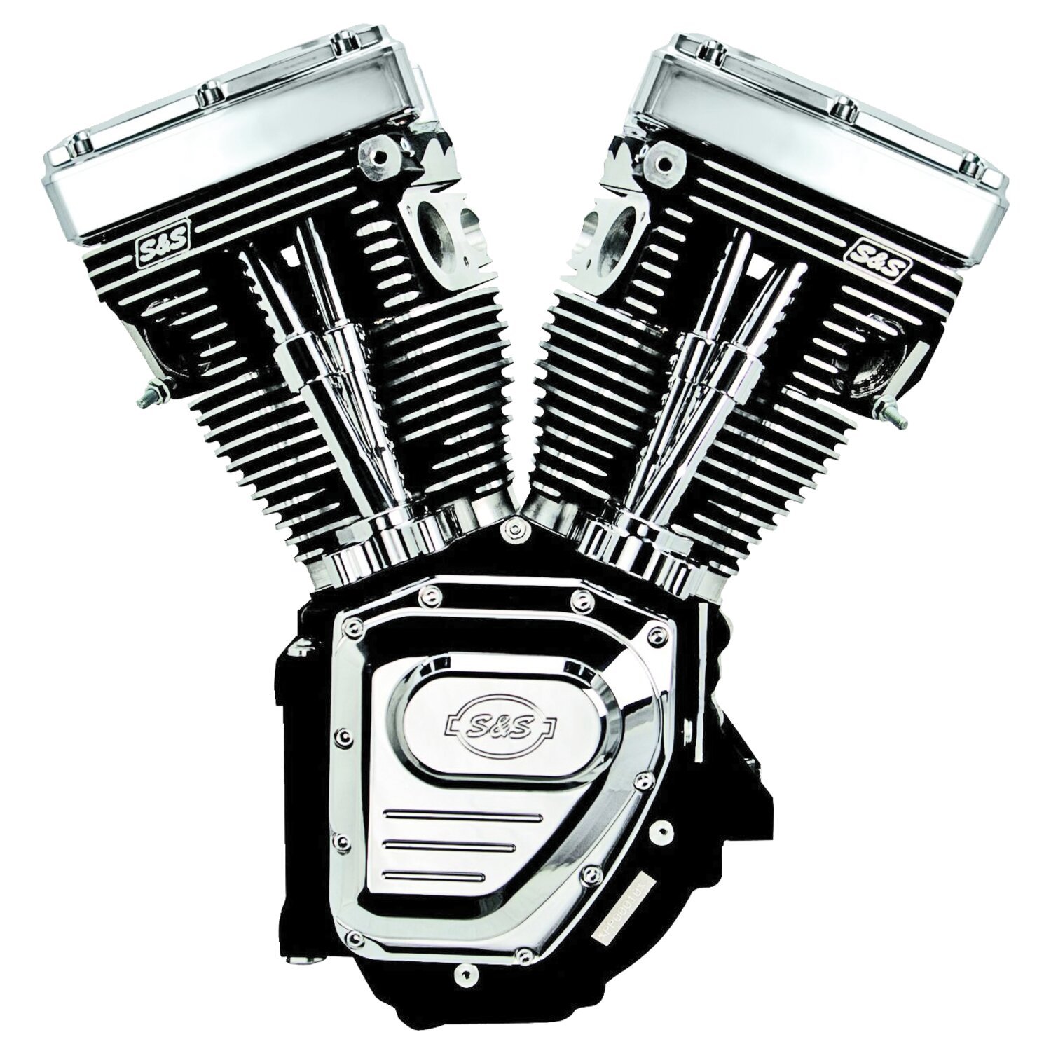 S&S, 4-1/8" bore 124" long block TC engine