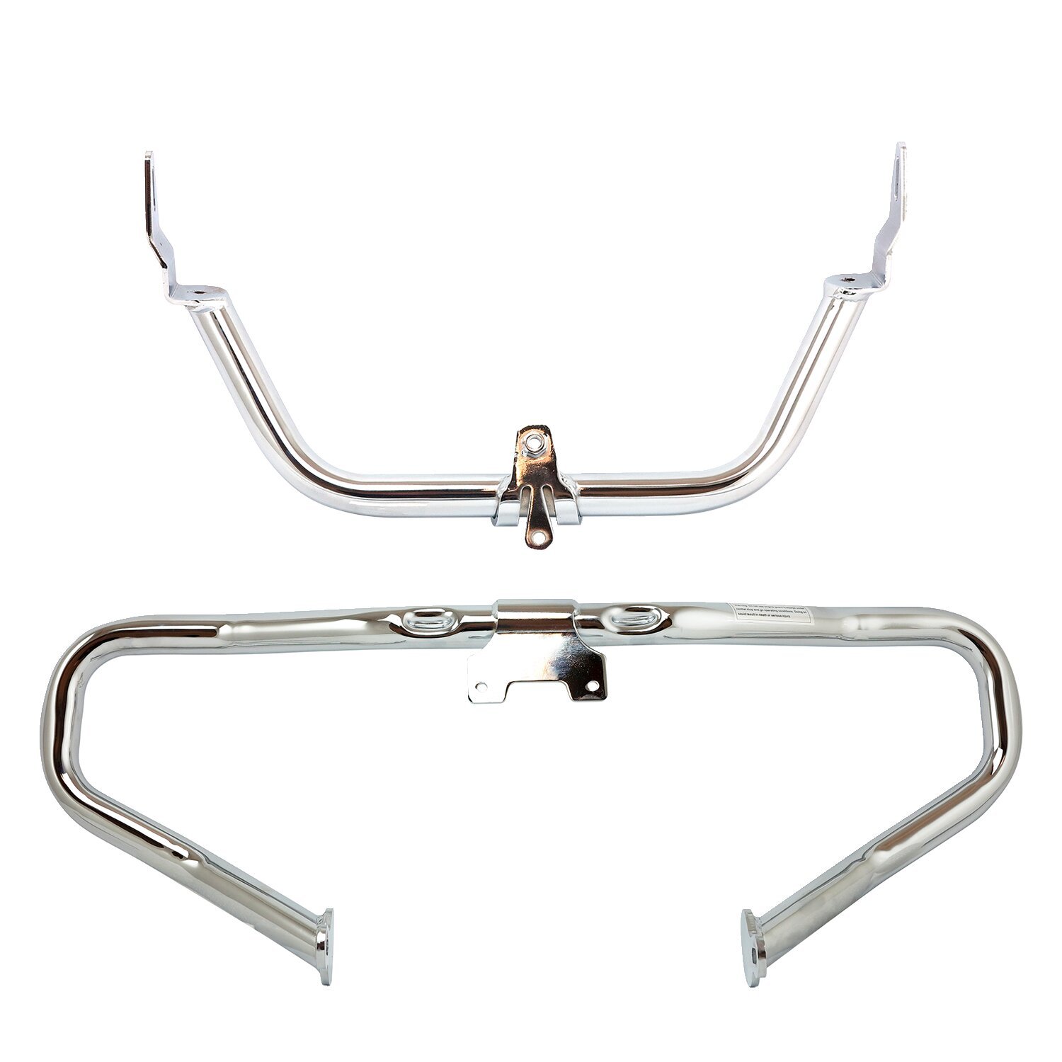 Chopped engine guard 1-1/4, Unpainted, Chrome