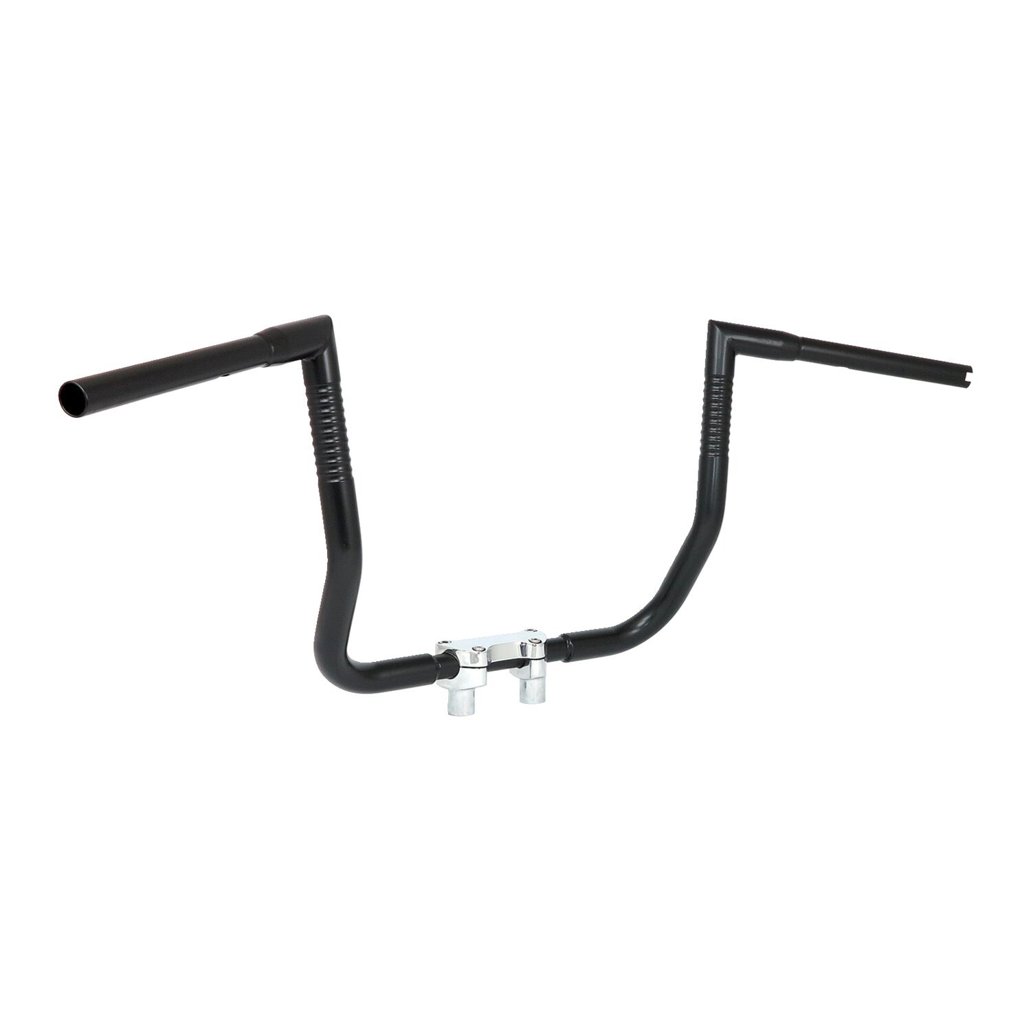 Kodlin, Grooved Bonanza 1 1/4" bagger handlebar. 13", Black, Powder Coated