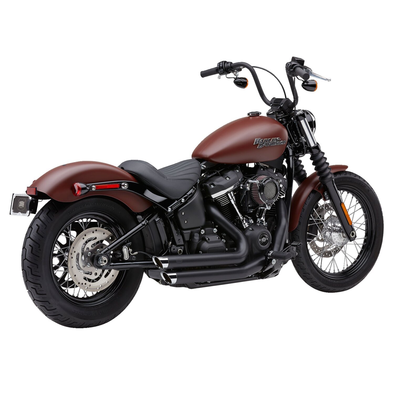 Cobra, Speedster SlashDown exhaust, Black, Chrome