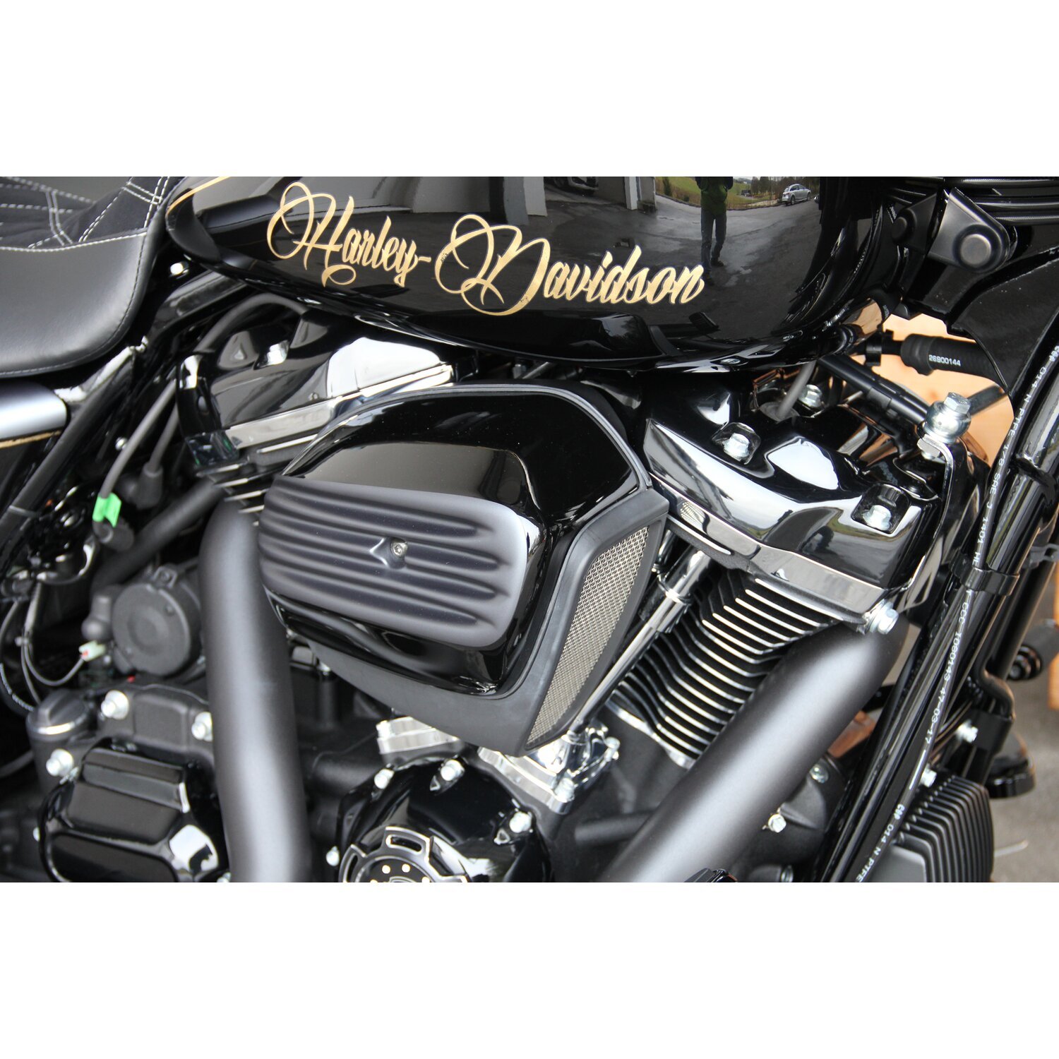 Cult-Werk, air cleaner cover "Special", Black, Matte