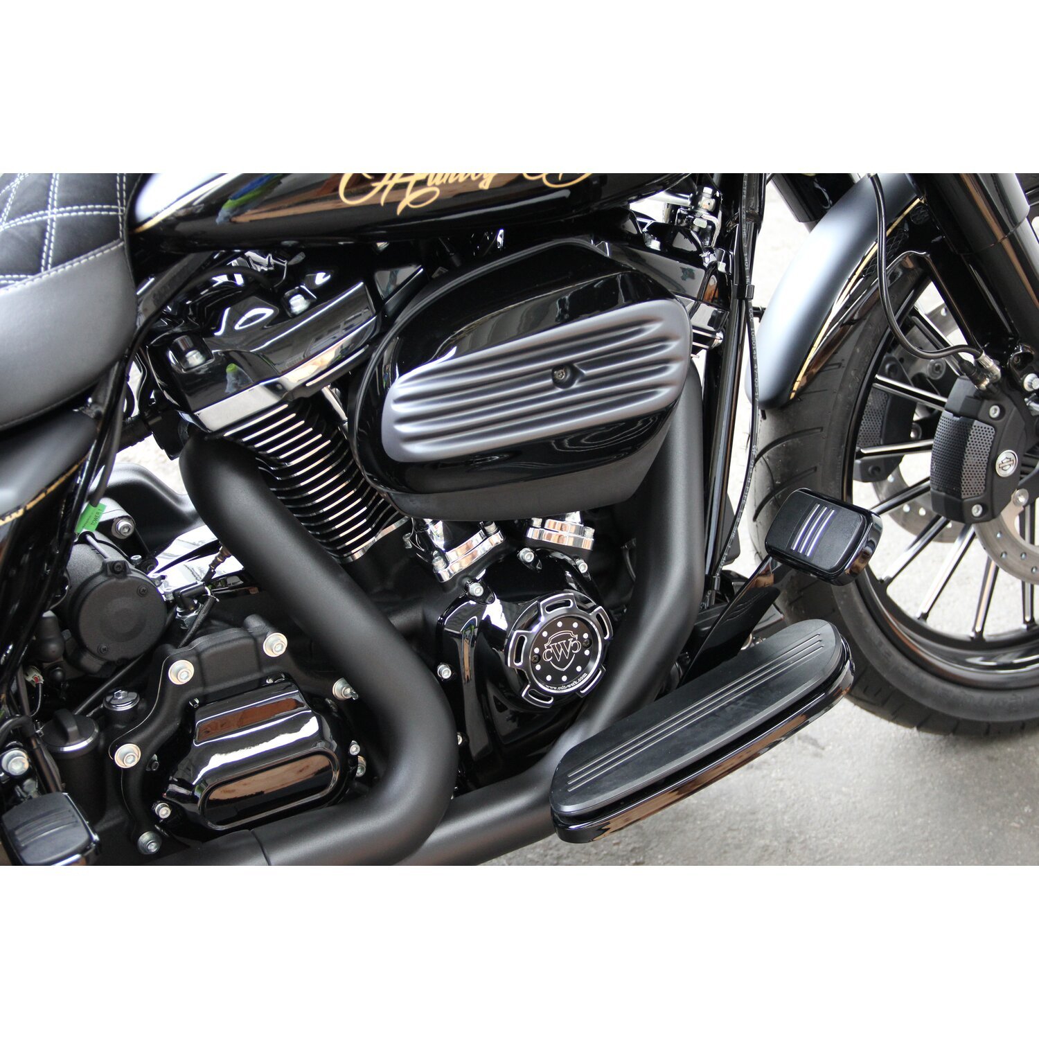 Cult-Werk, air cleaner cover "Special", Black, Matte