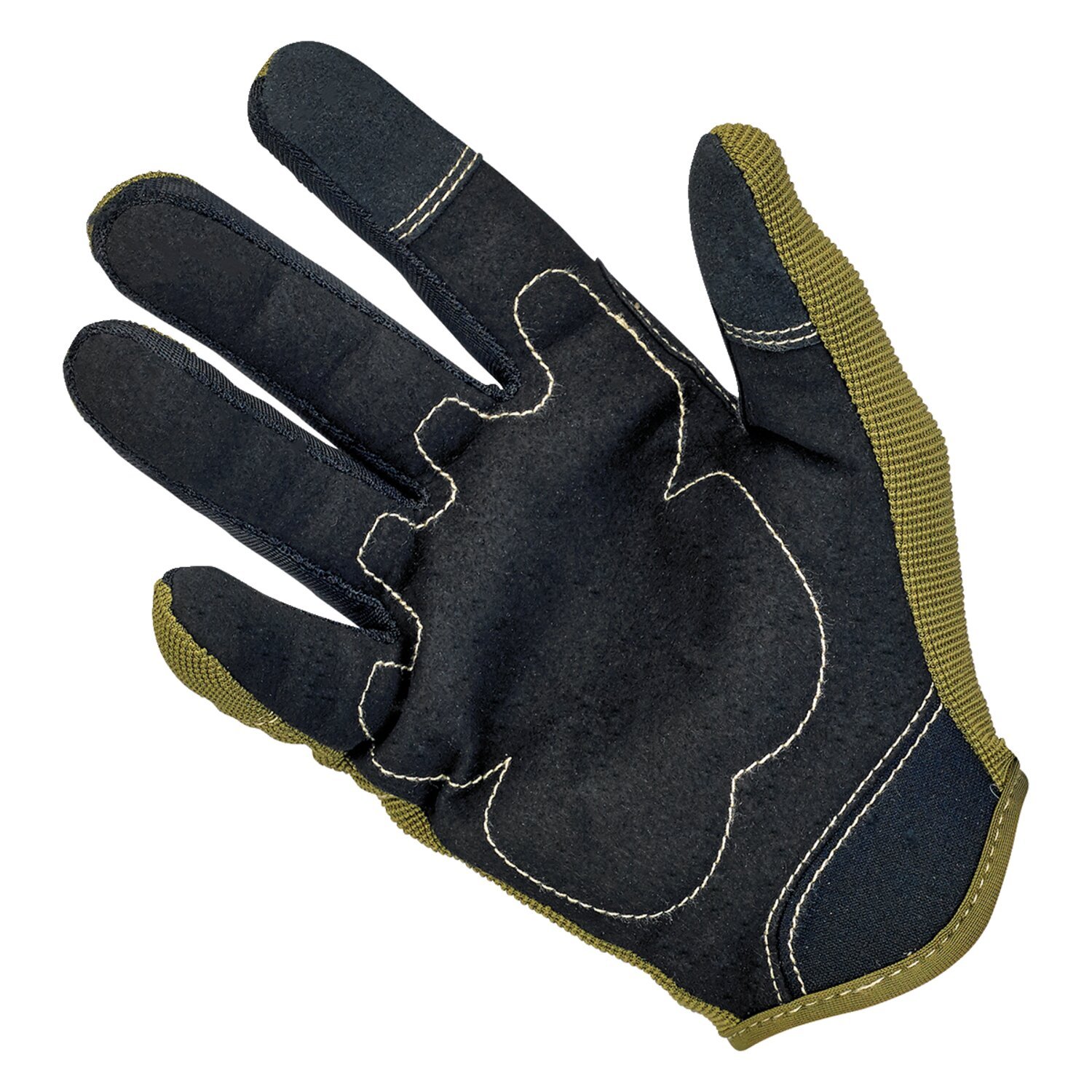 M — Biltwell Moto gloves olive/black/tan, M