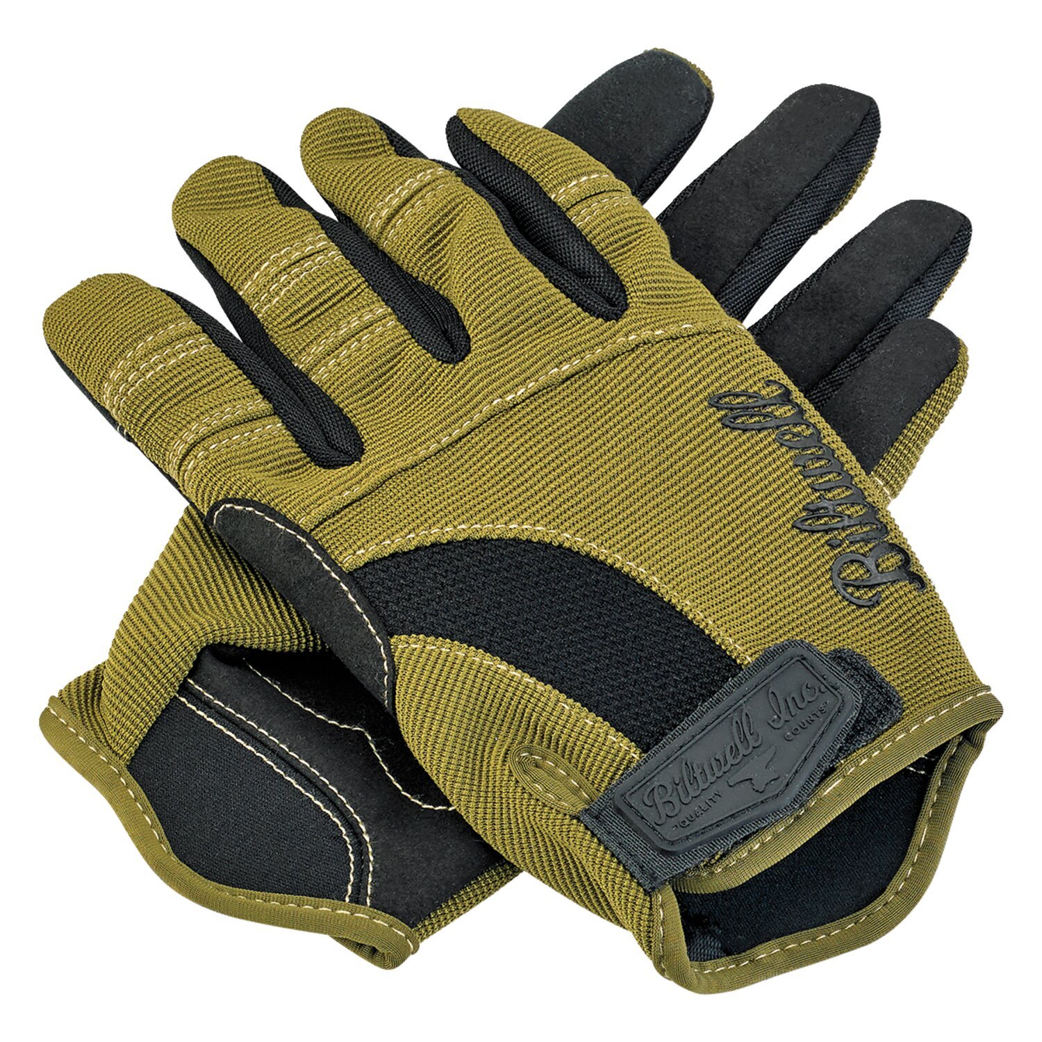 XL — Biltwell Moto gloves olive/black/tan, XL