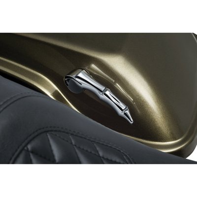 Chrome; A380 aluminum; Direct replacement for stock latch levers