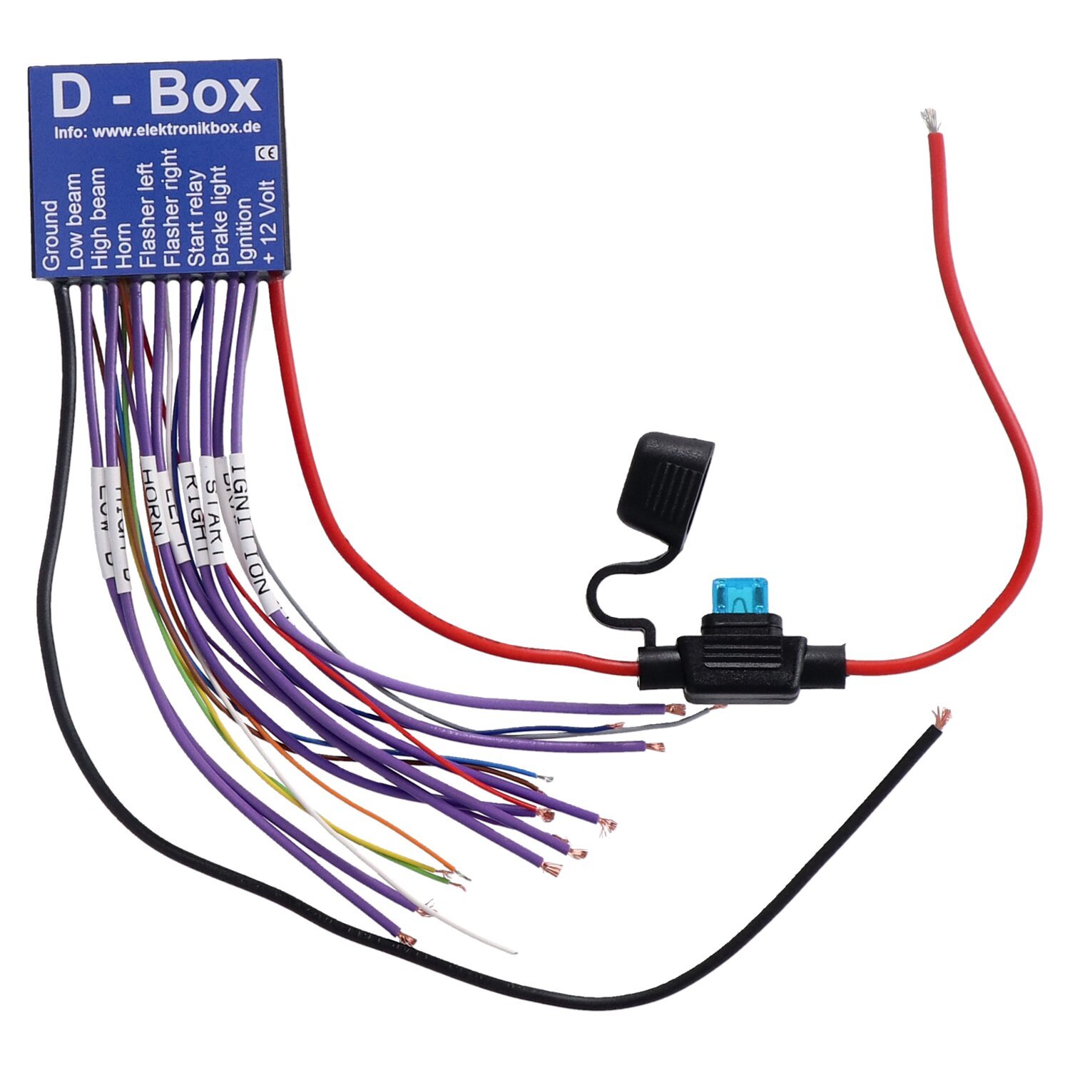 Axel Joost Elektronik, brain box D, Black