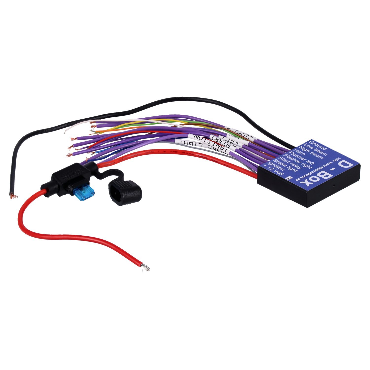 Axel Joost Elektronik, brain box D, Black
